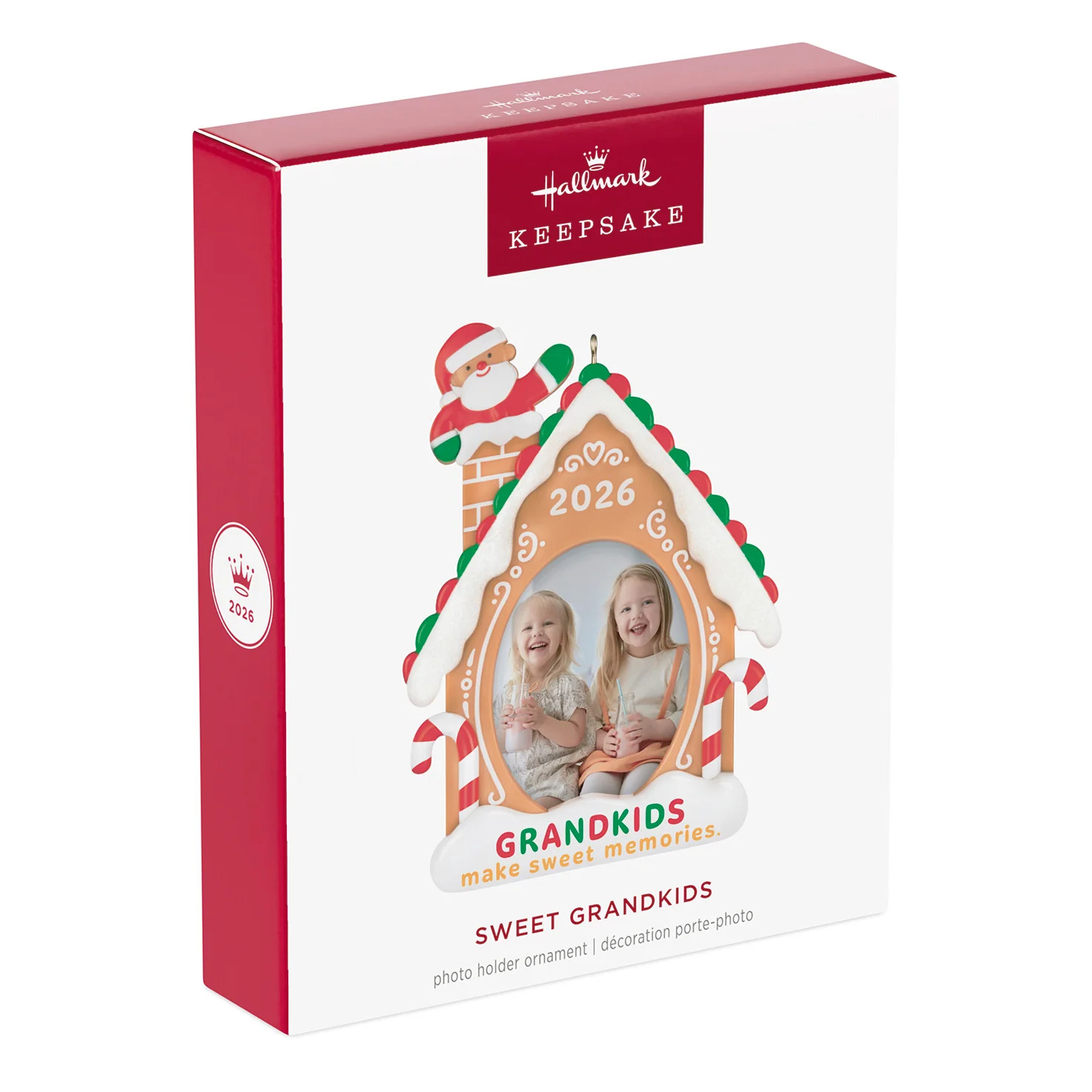 Sweet Grandkids 2026 Photo Frame — 2026 Hallmark Keepsake Christmas Ornament - Image 7