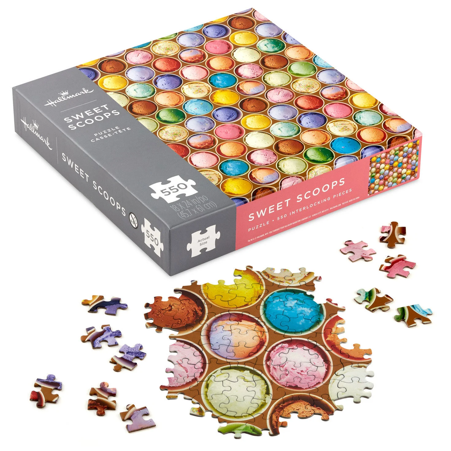 Hallmark "Sweet Scoops" 550-piece puzzle - Image 2