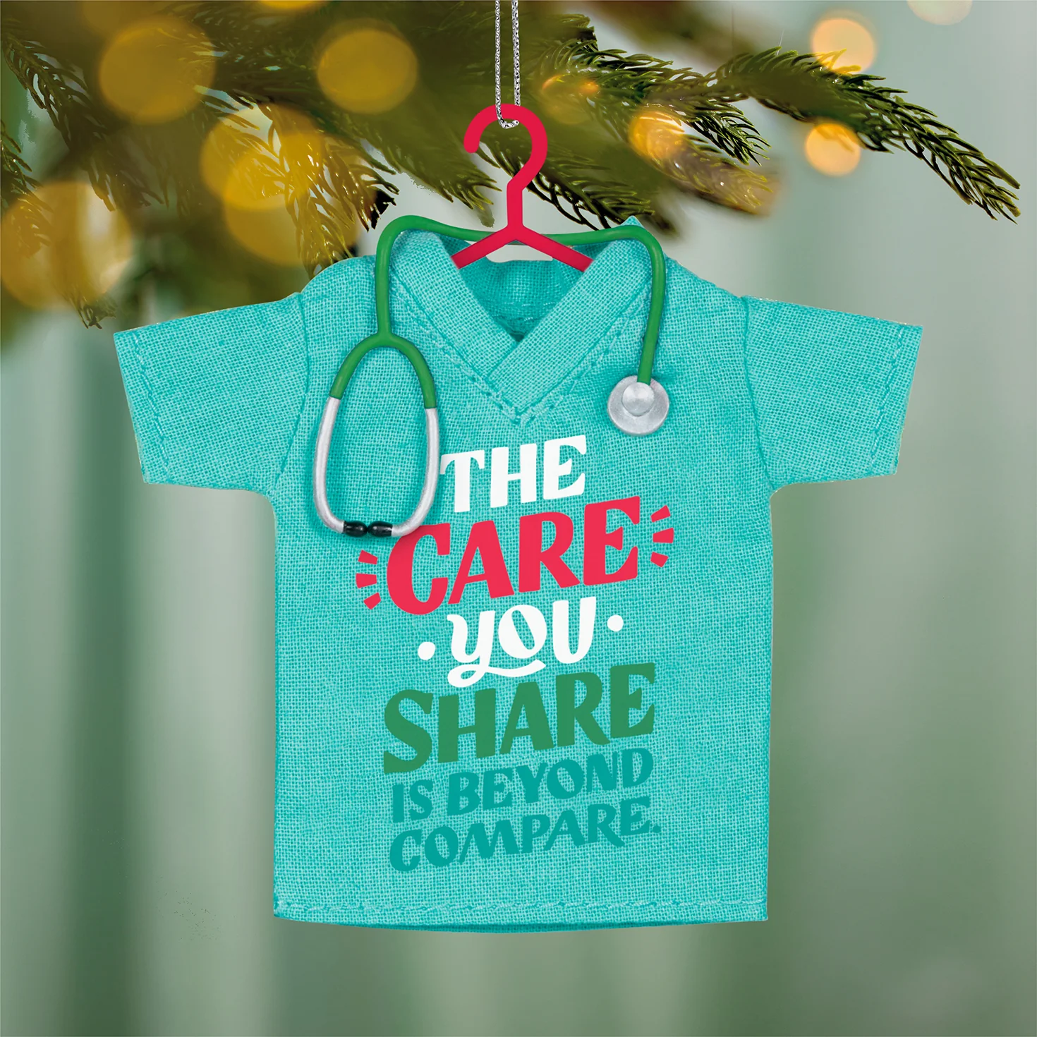 The Care You Share, Fabric — 2026 Hallmark Keepsake Christmas Ornament - Image 2