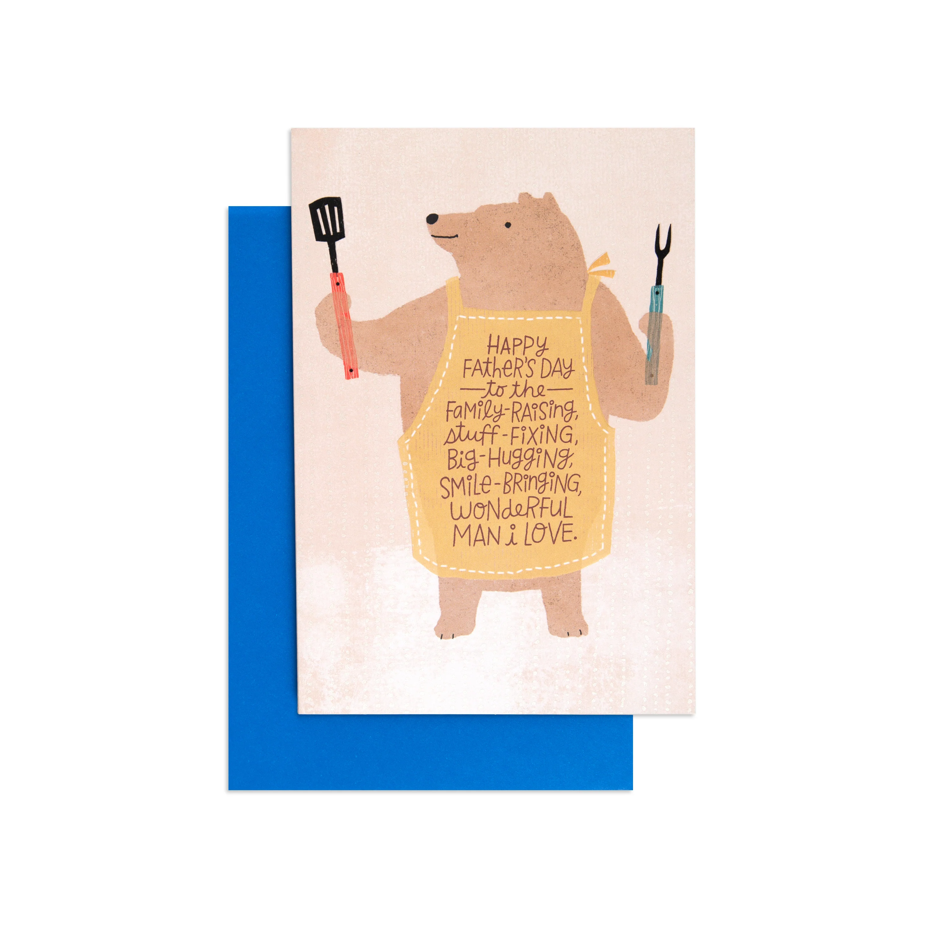 Hallmark Father's Day Card - "The Man Who Does It All" For Partner - Image 3