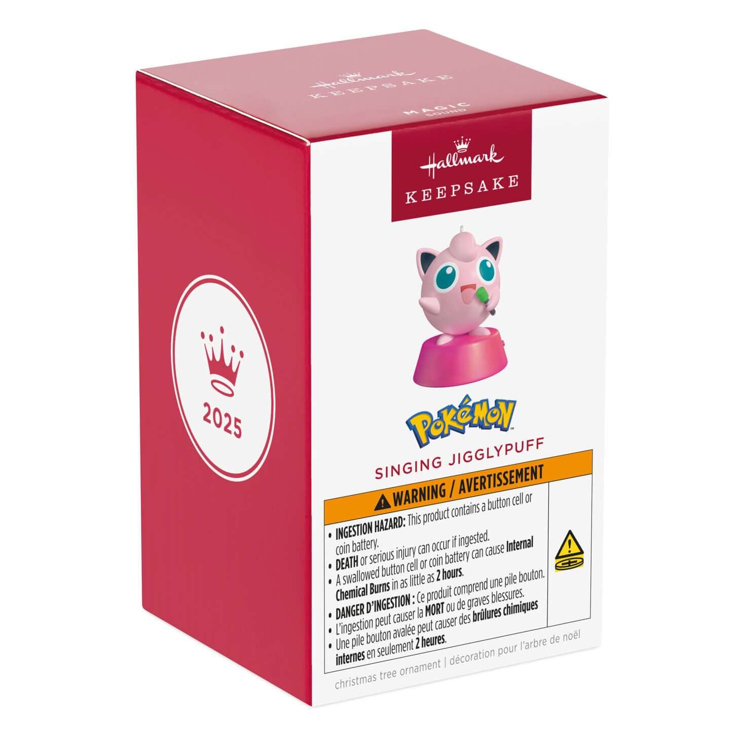Pokémon, Singing Jigglypuff with Sound — 2025 Hallmark Keepsake Christmas Ornament - Image 7