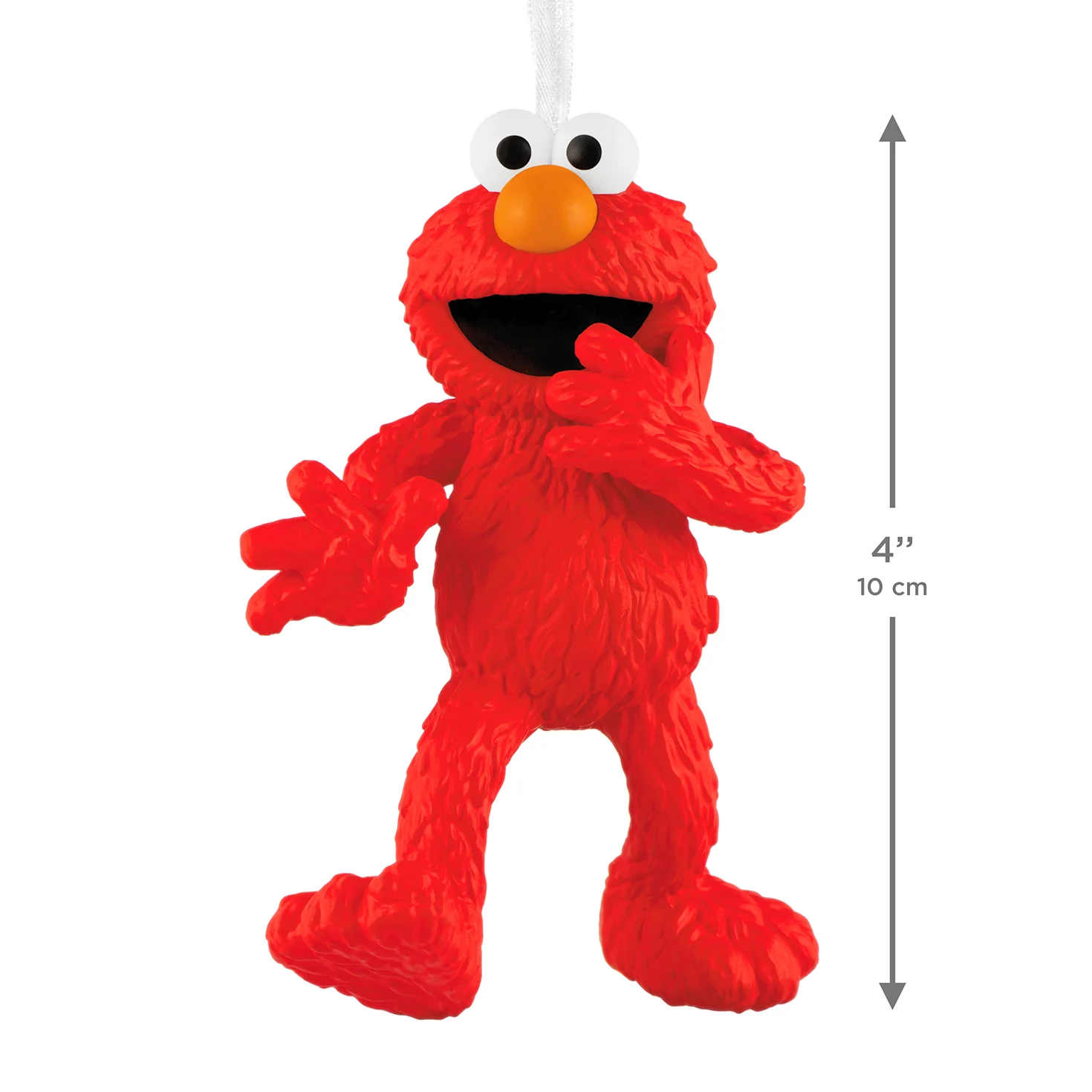 Sesame Street® 30th Anniversary Tickle Me Elmo With Motion-Activated Sound — 2026 Hallmark Keepsake Christmas Ornament - Image 6