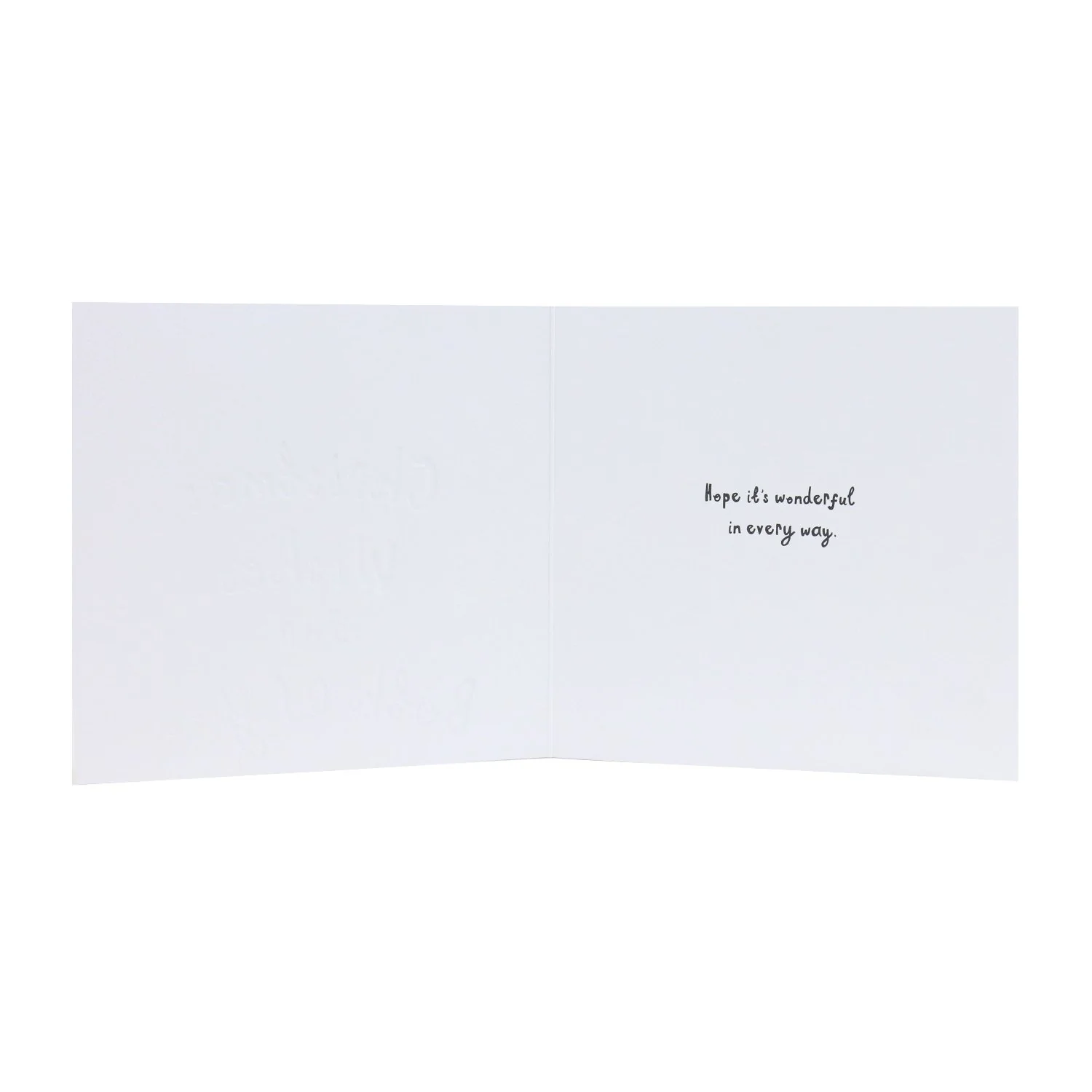 Hallmark Christmas Card For Both - Wonderful Wishes - Image 2