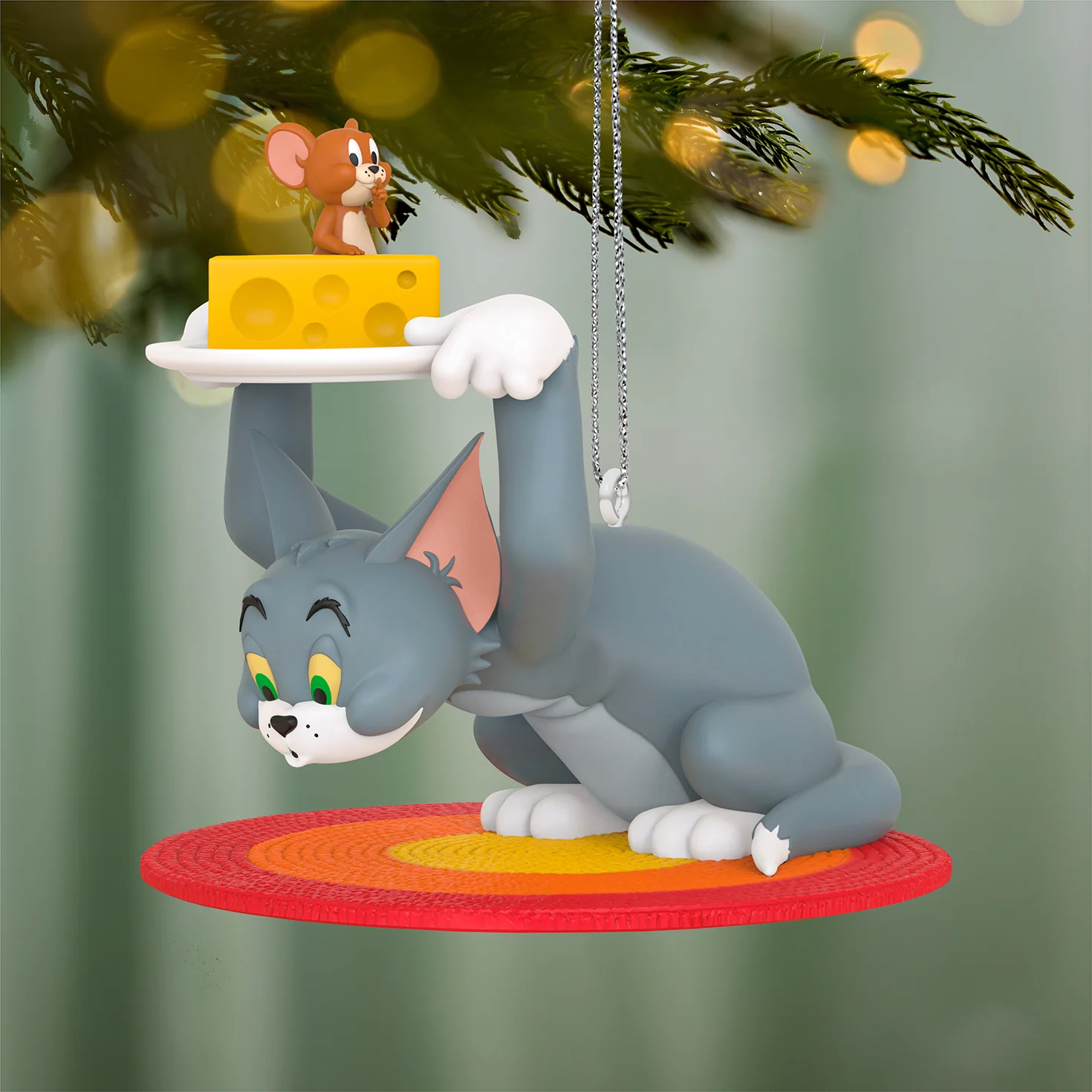 Tom and Jerry™ Hide and Seek — 2026 Hallmark Keepsake Christmas Ornament - Image 5