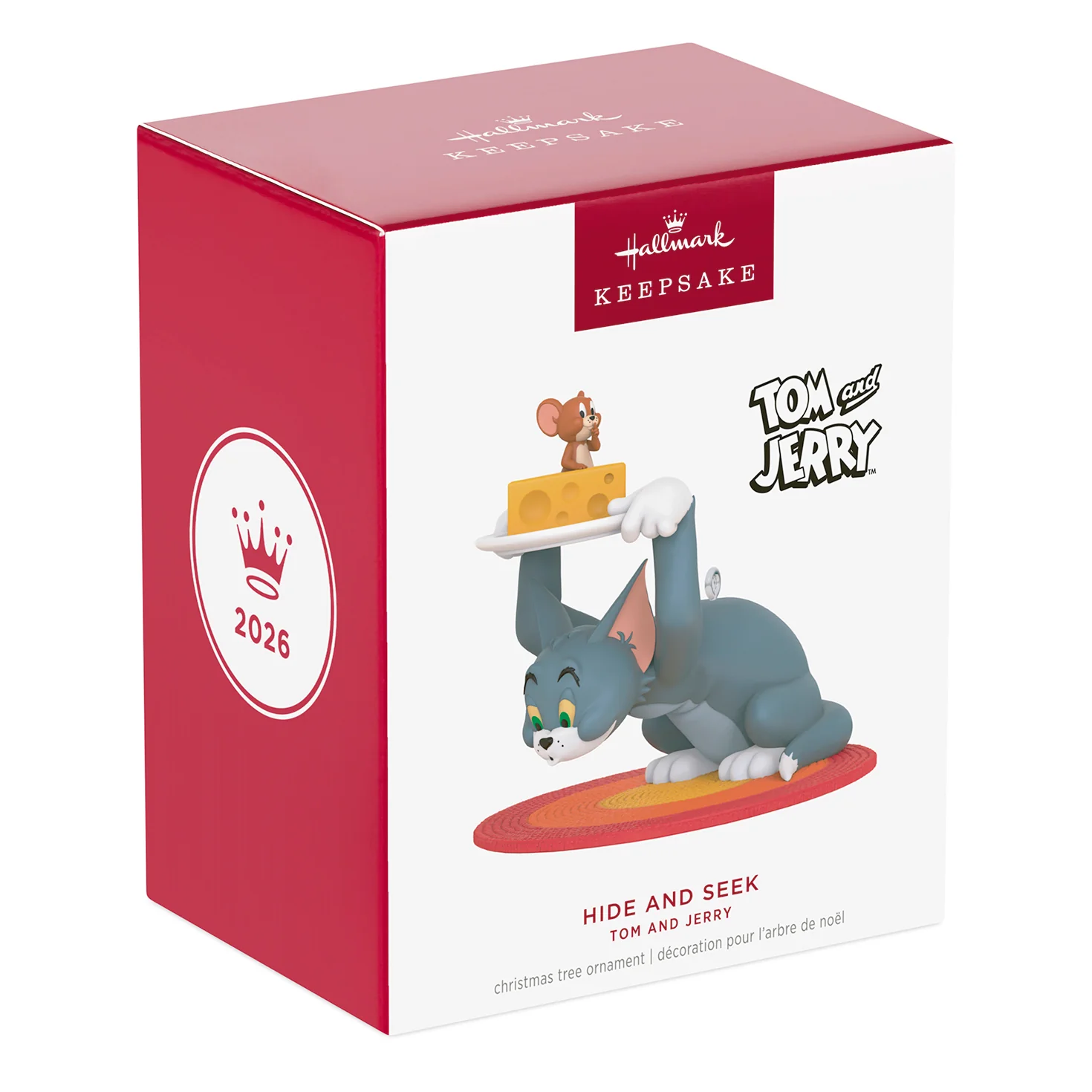 Tom and Jerry™ Hide and Seek — 2026 Hallmark Keepsake Christmas Ornament - Image 7