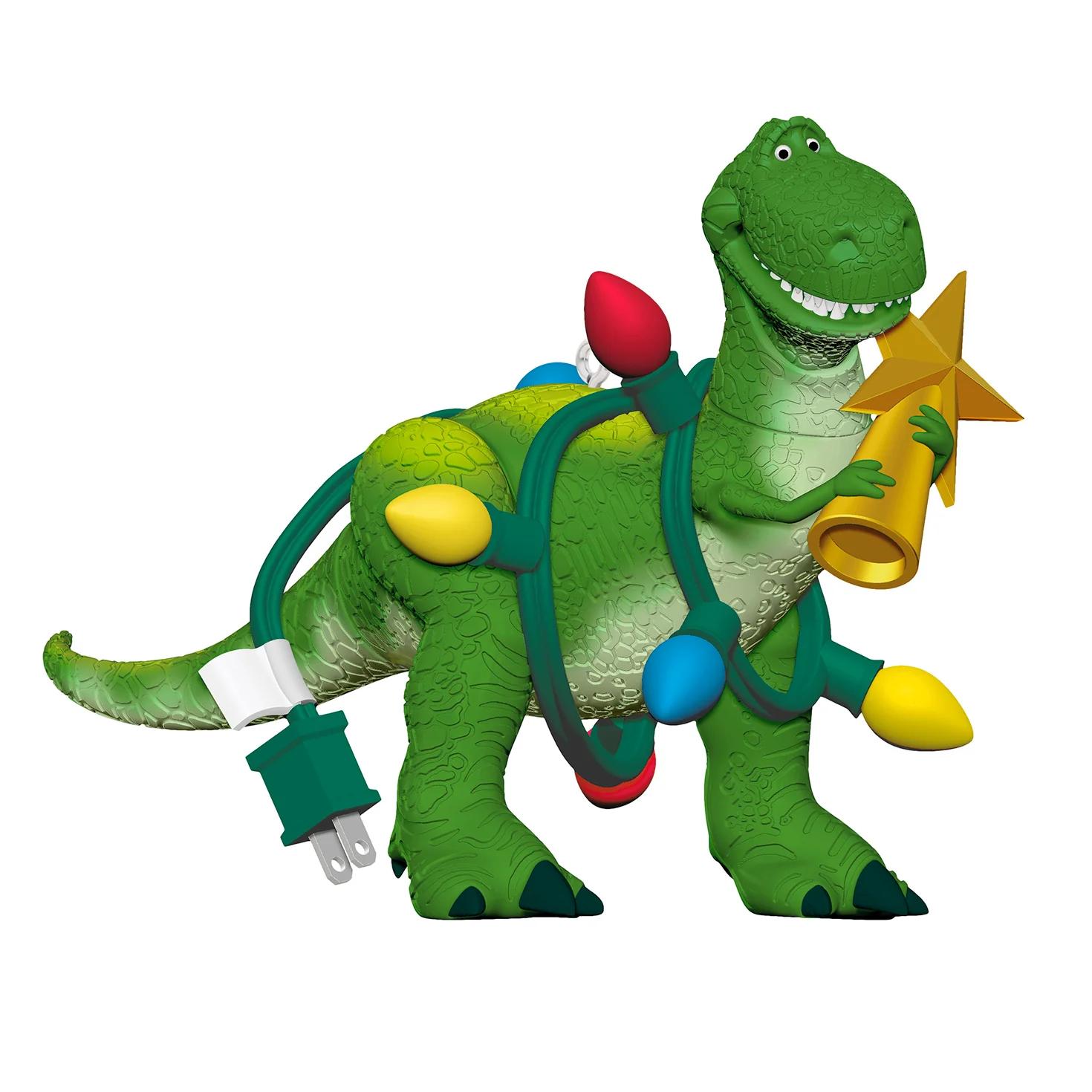 Disney/Pixar Toy Story Wrapped-Up Rex — 2026 Hallmark Keepsake Christmas Ornament