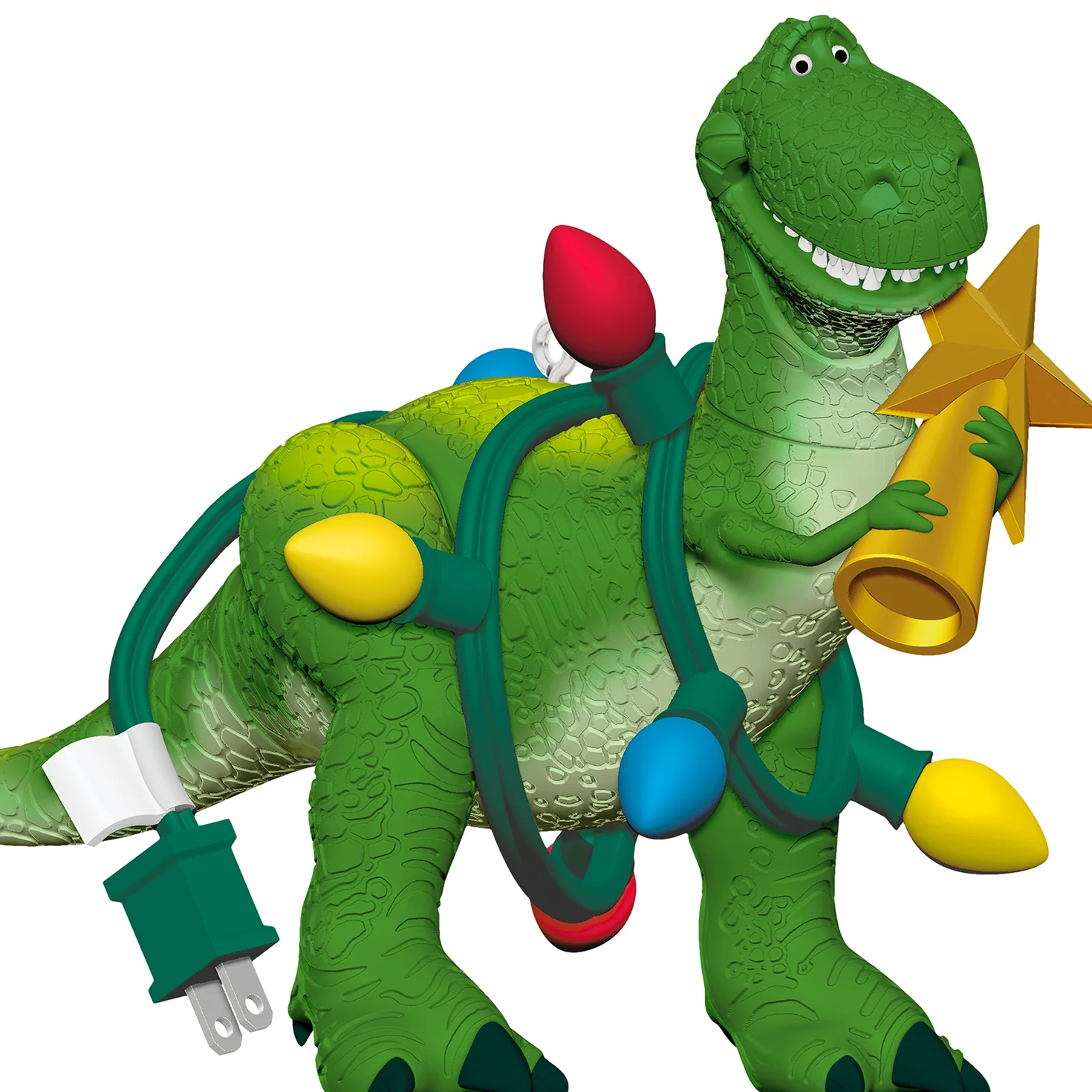 Disney/Pixar Toy Story Wrapped-Up Rex — 2026 Hallmark Keepsake Christmas Ornament - Image 4
