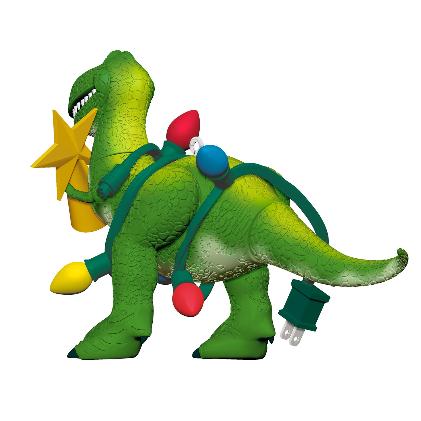 Disney/Pixar Toy Story Wrapped-Up Rex — 2026 Hallmark Keepsake Christmas Ornament - Image 5
