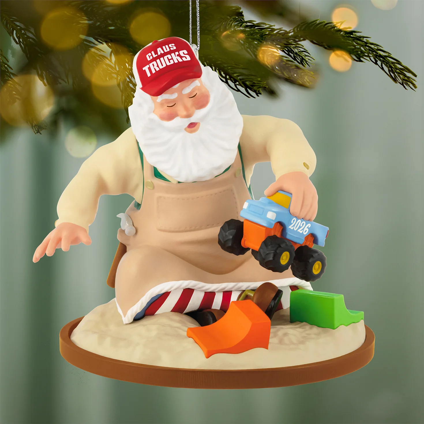 Toymaker Santa, 27th in the Series — 2026 Hallmark Keepsake Christmas Ornament - Image 2