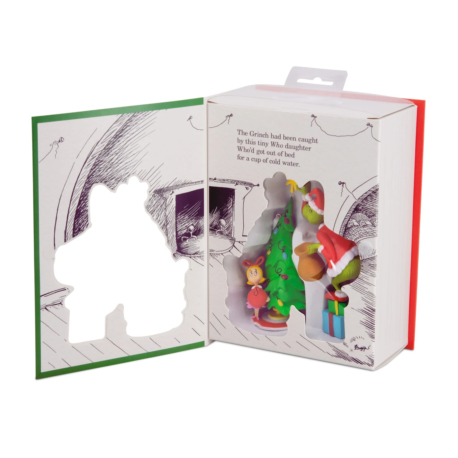 Hallmark Christmas Ornaments - Dr. Seuss's How the Grinch Stole Christmas! Grinch and Cindy-Lou Who, Set of 2
