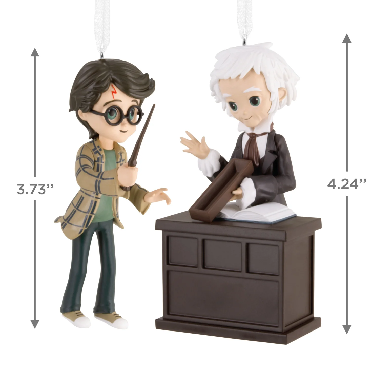 Hallmark Christmas Ornaments - Harry Potter and Ollivander, Set of 2 - Image 4