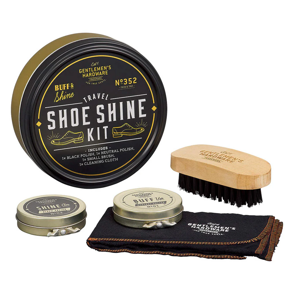 Travel Shoe Shine Tin - Image 2