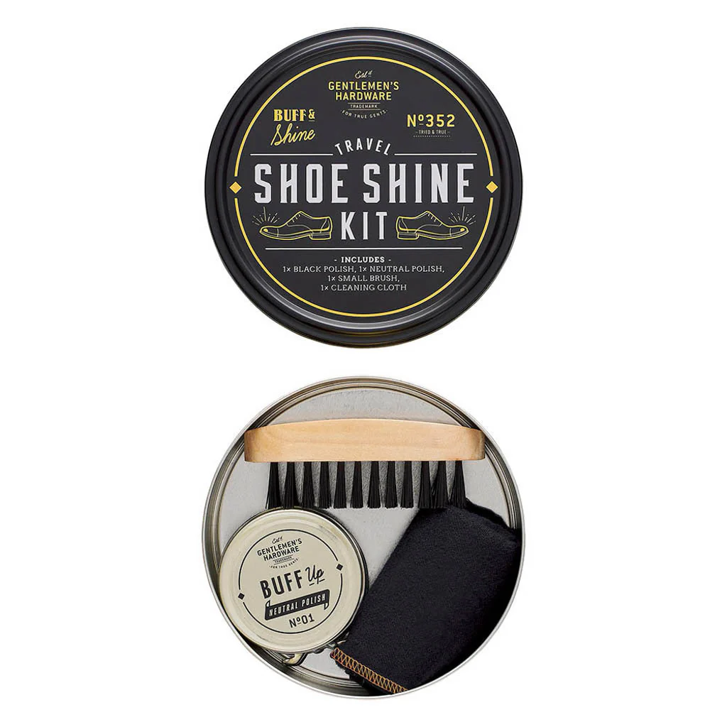 Travel Shoe Shine Tin - Image 3