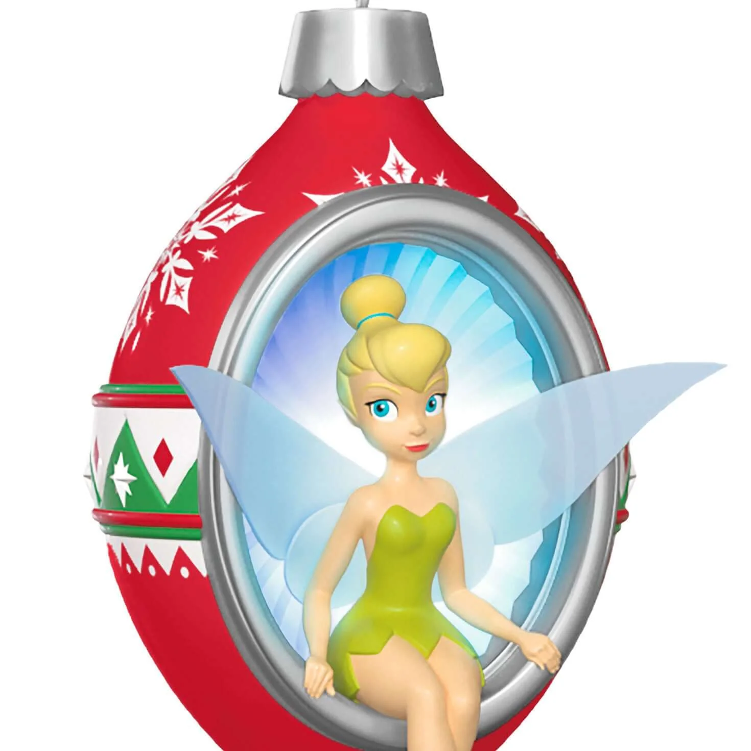 Disney Tinker Bell Trimming the Tree With Tink & Light — 2025 Hallmark Keepsake Christmas Ornament - Image 4
