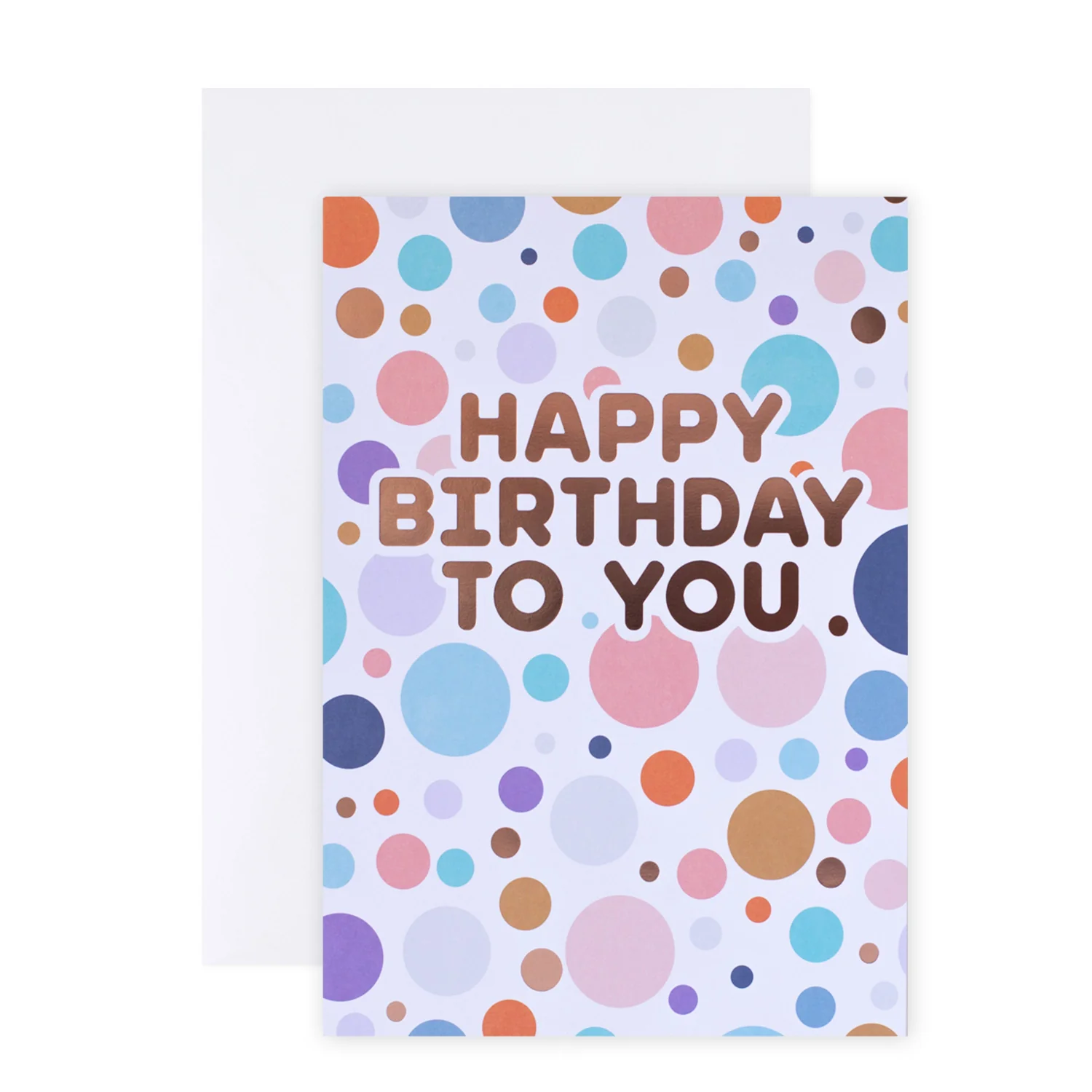 Hallmark Colossal Birthday Greeting Card - Colourful Spots - Image 3