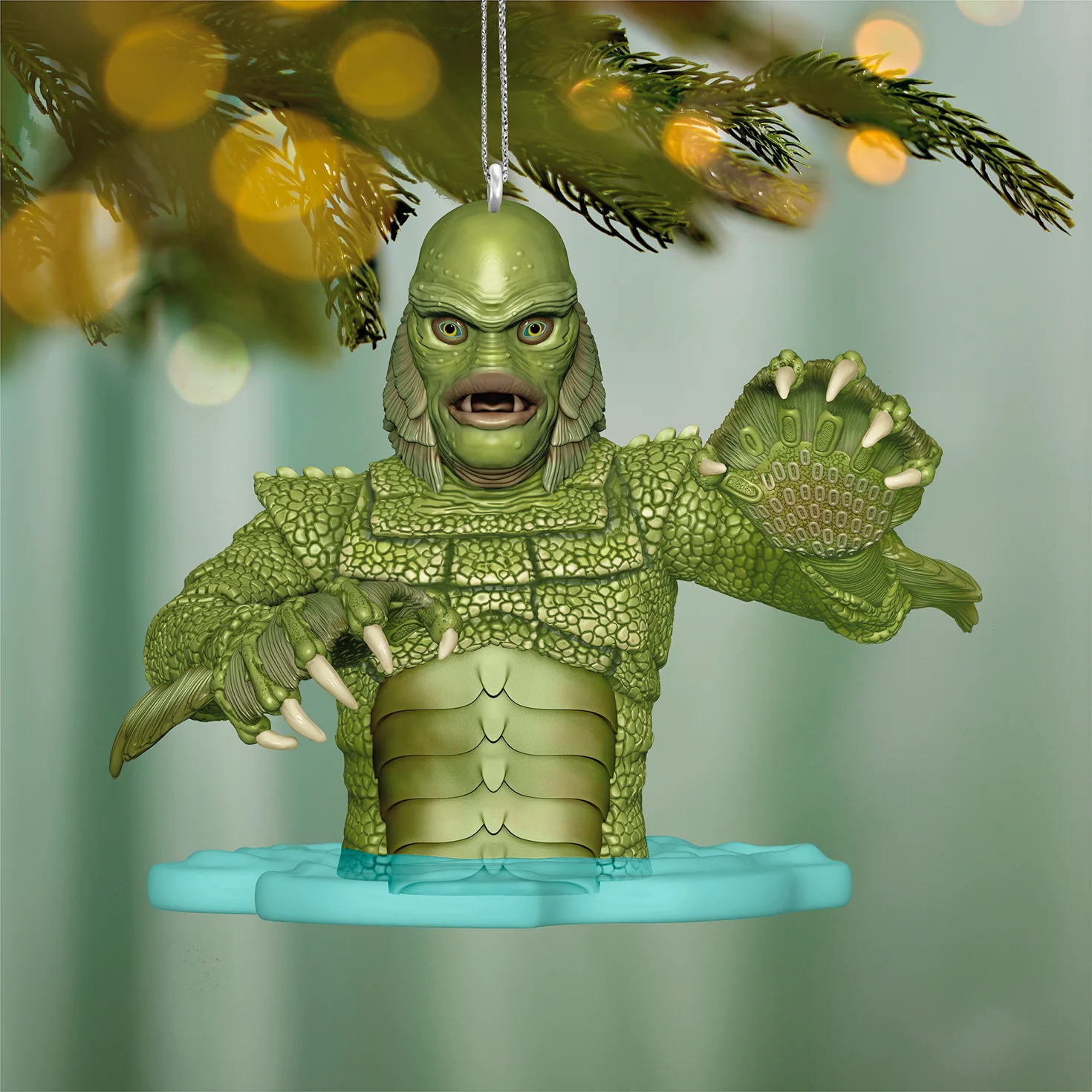 Universal Monsters Creature from the Black Lagoon — 2026 Hallmark Keepsake Christmas Ornament - Image 2