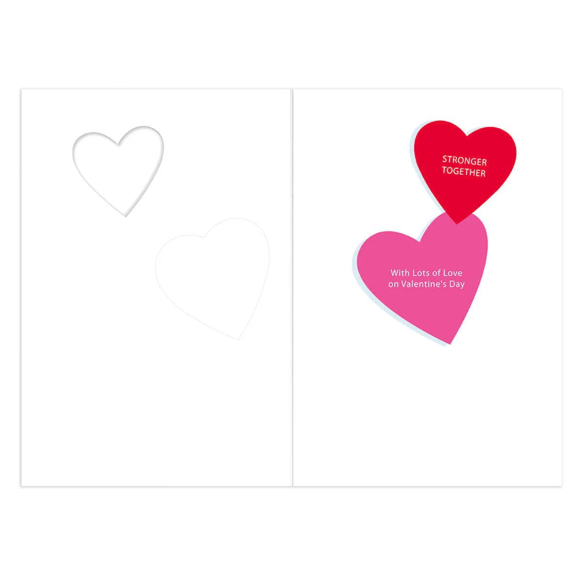 Hallmark Valentine's Day Card - Stronger Together - Image 2