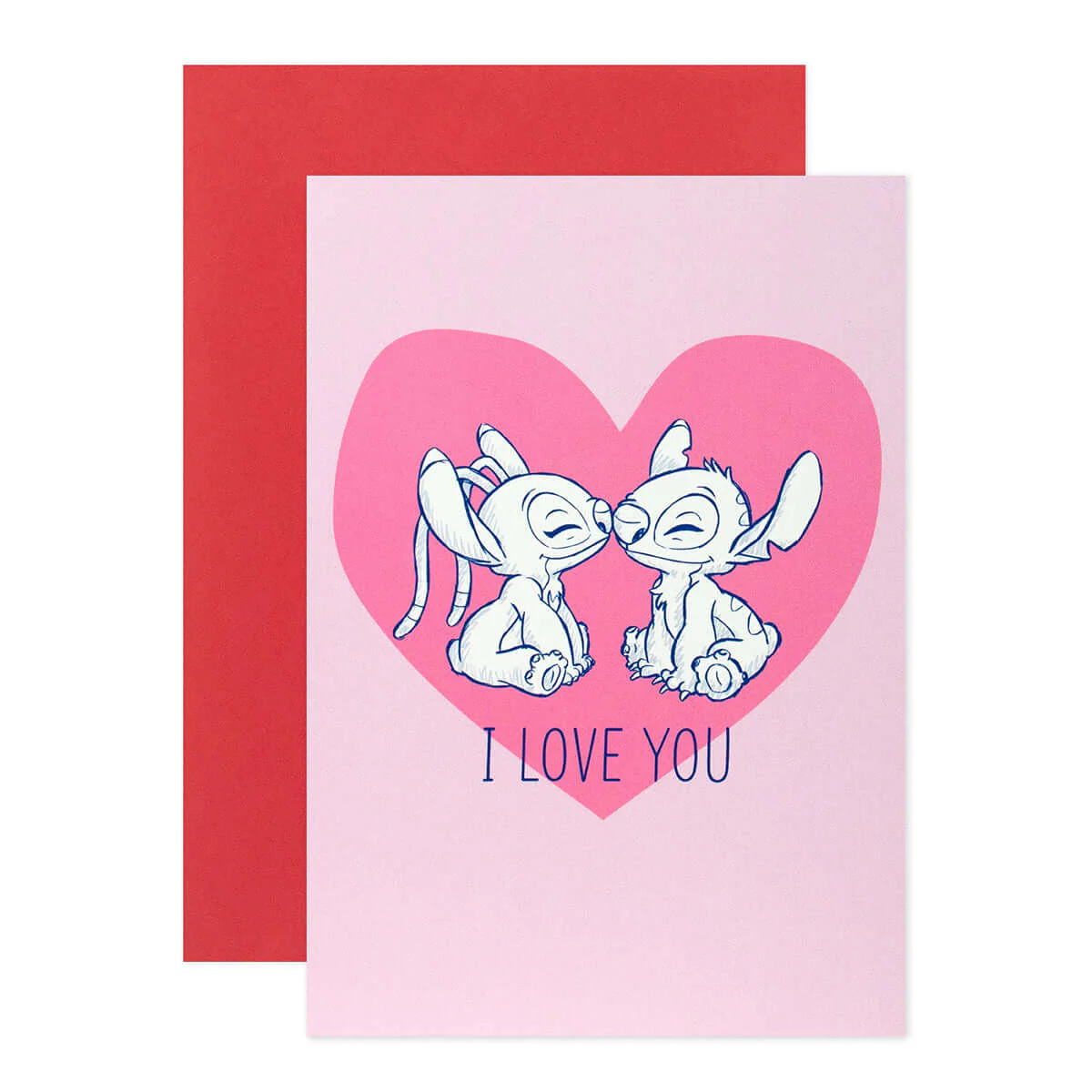Hallmark x Disney Stitch Valentine's Day Card - Stitch & Angel - Image 3