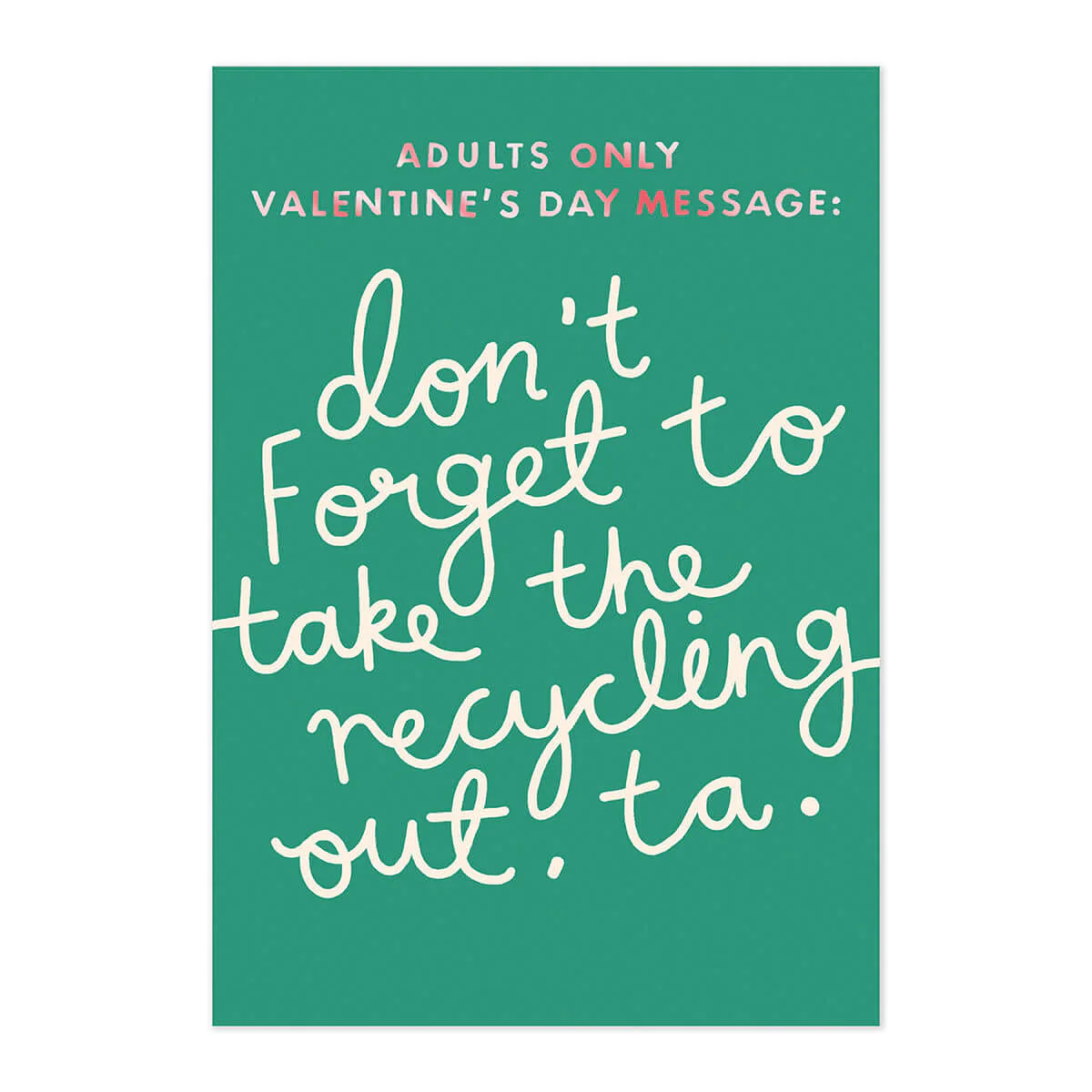 Hallmark Valentine's Day Card - Adults Only