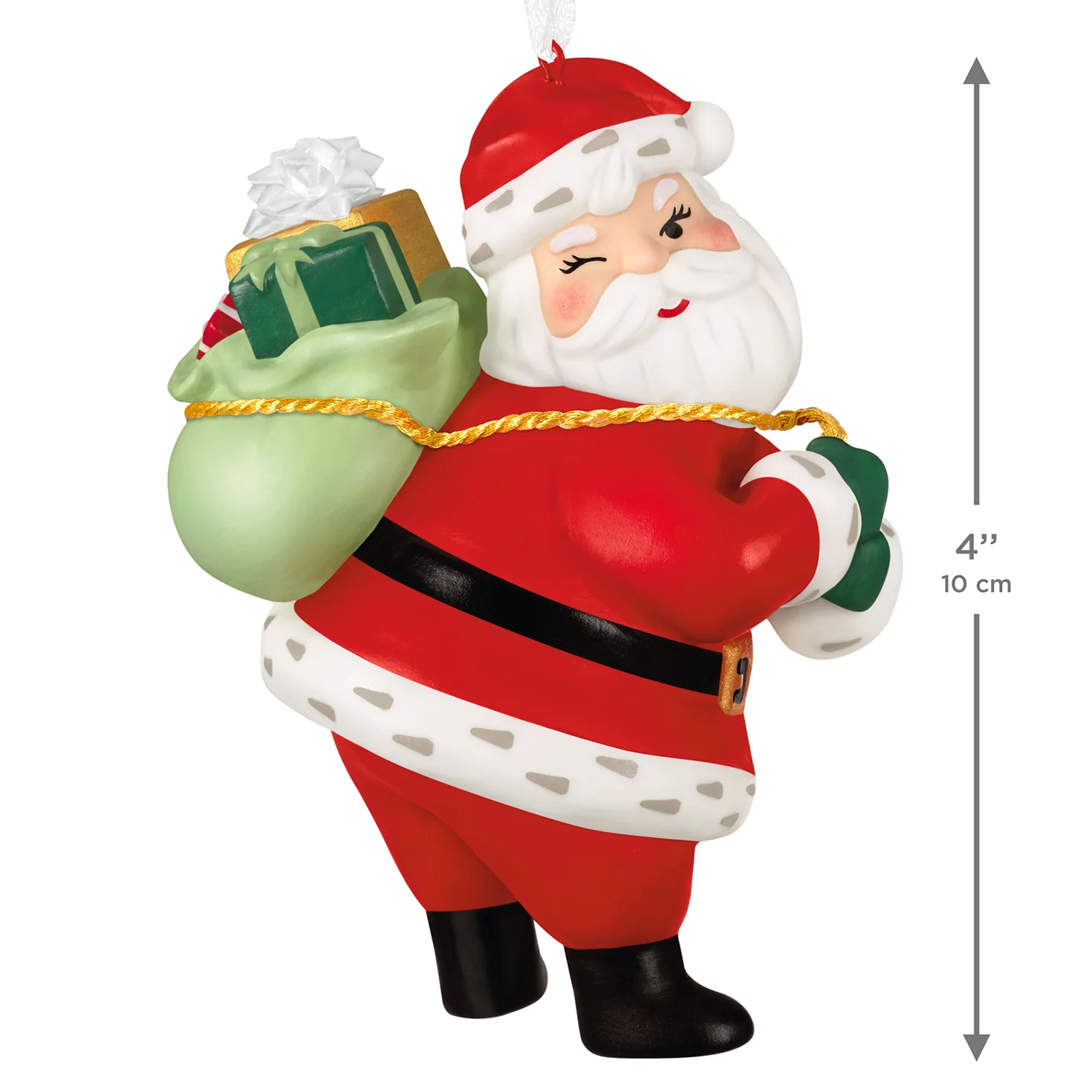 Vintage Santa, Porcelain — 2026 Hallmark Keepsake Christmas Ornament - Image 6