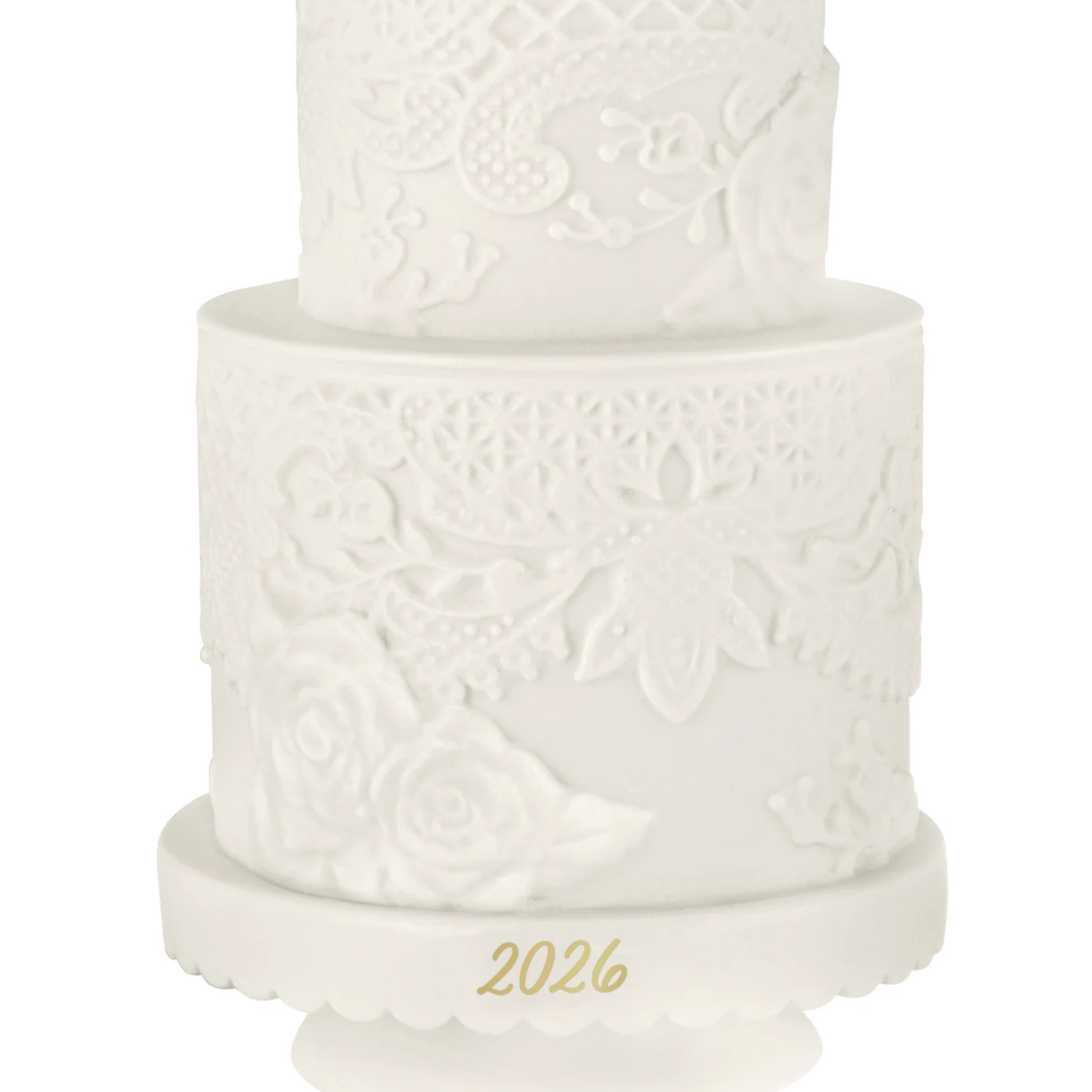 Wedding Cake 2026, Porcelain — 2026 Hallmark Keepsake Christmas Ornament - Image 4