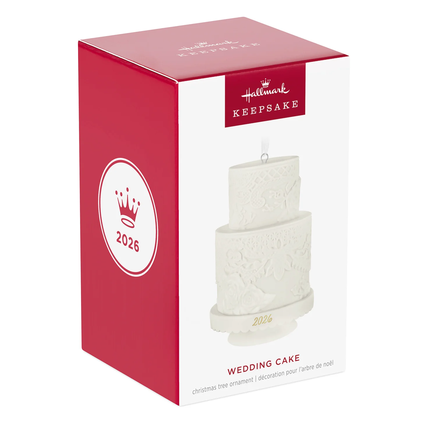 Wedding Cake 2026, Porcelain — 2026 Hallmark Keepsake Christmas Ornament - Image 7