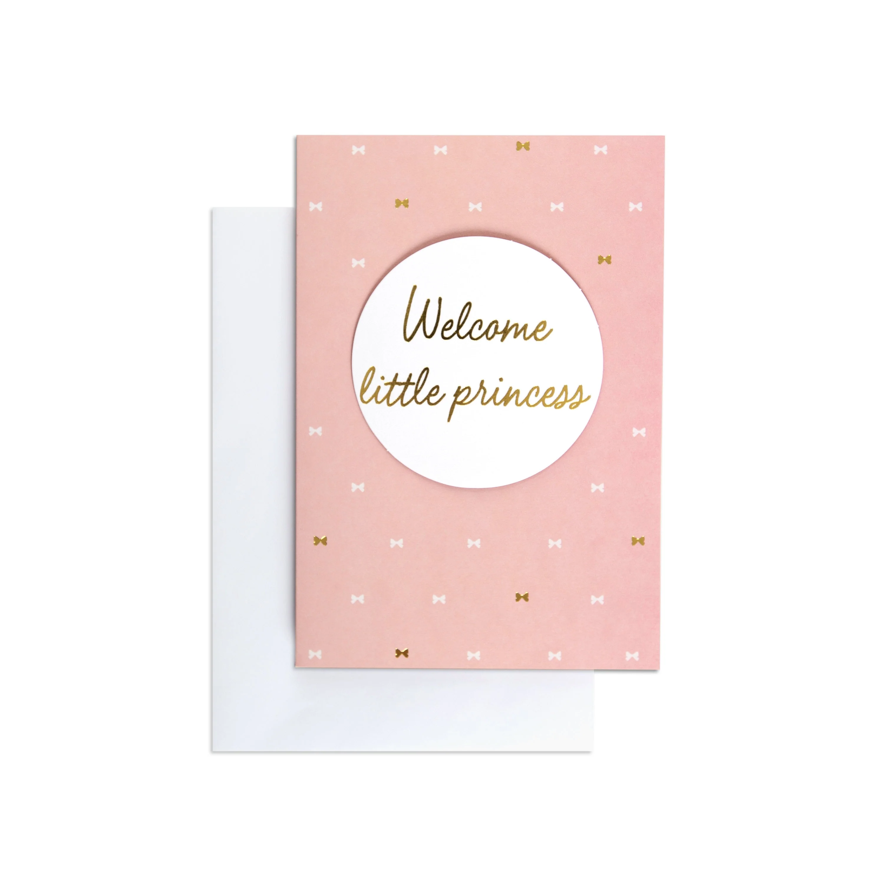 Welcome Little Princess Sweet Baby Congratulations Card - Image 3