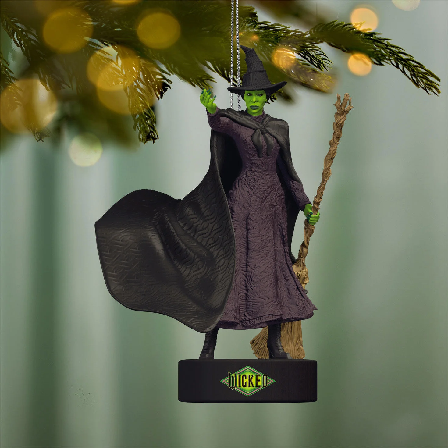 Wicked Defying Gravity With Sound — 2026 Hallmark Keepsake Christmas Ornament - Image 2