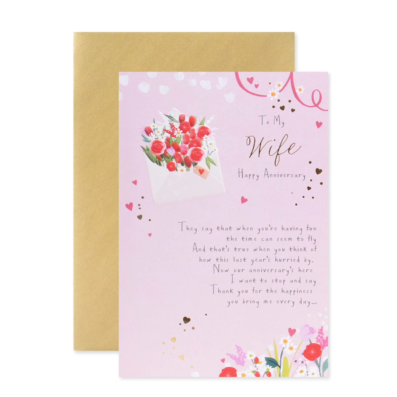 Hallmark Wife Anniversary Card - To My Wife Happy Anniversary - Image 3