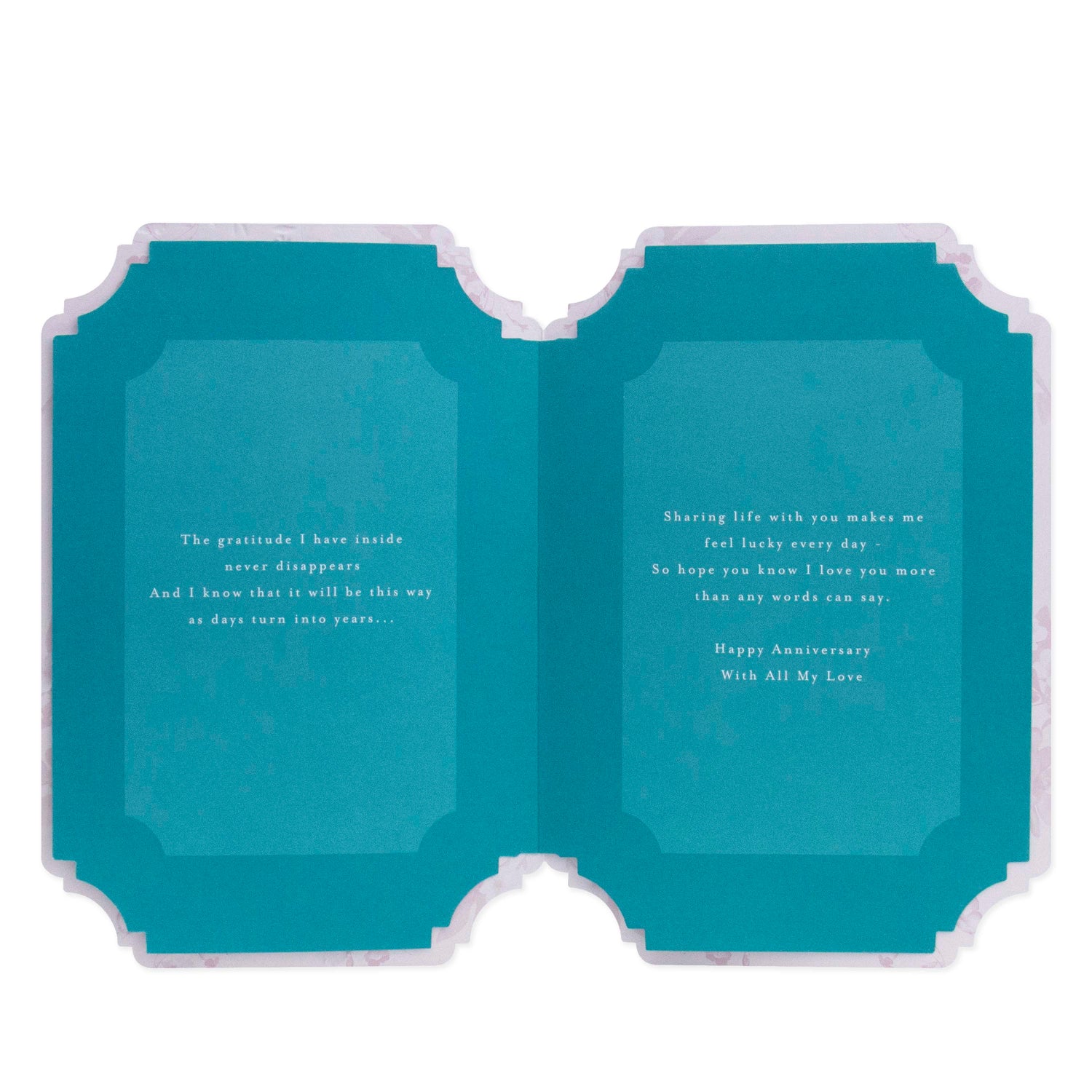 Hallmark Wife Anniversary Card - For my lovely Wife on our Anniversary. - Image 2