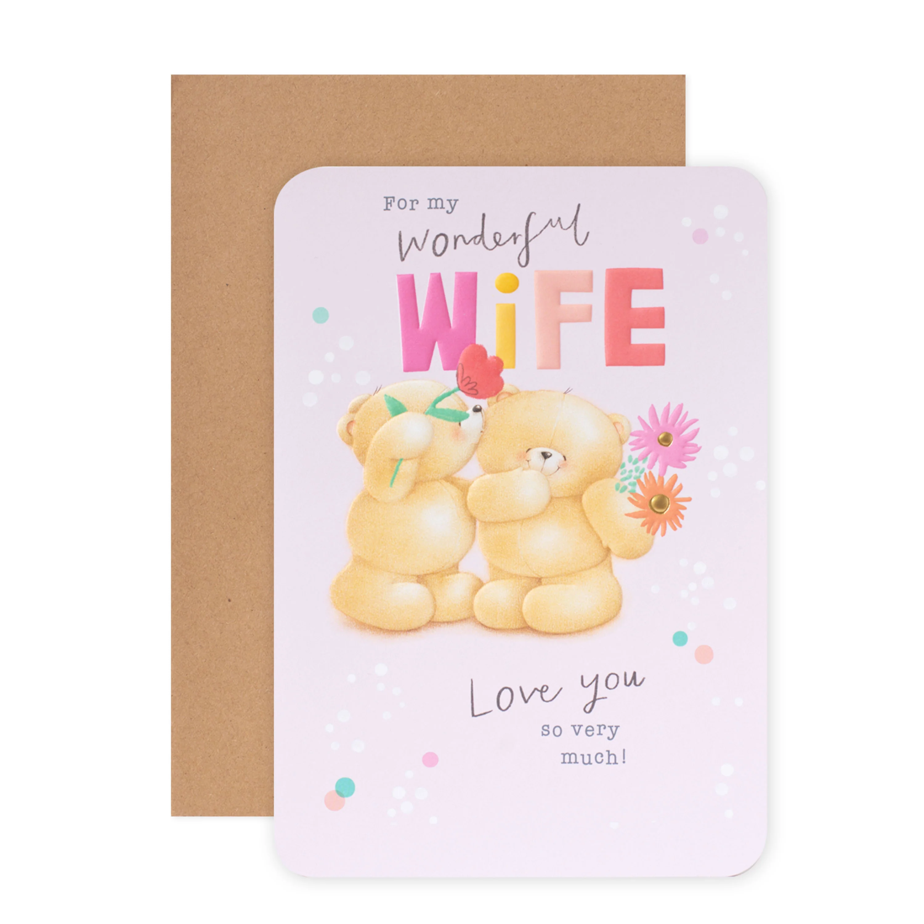 Hallmark Forever Friends Birthday Card for Wife - Best Wife Ever - Image 3