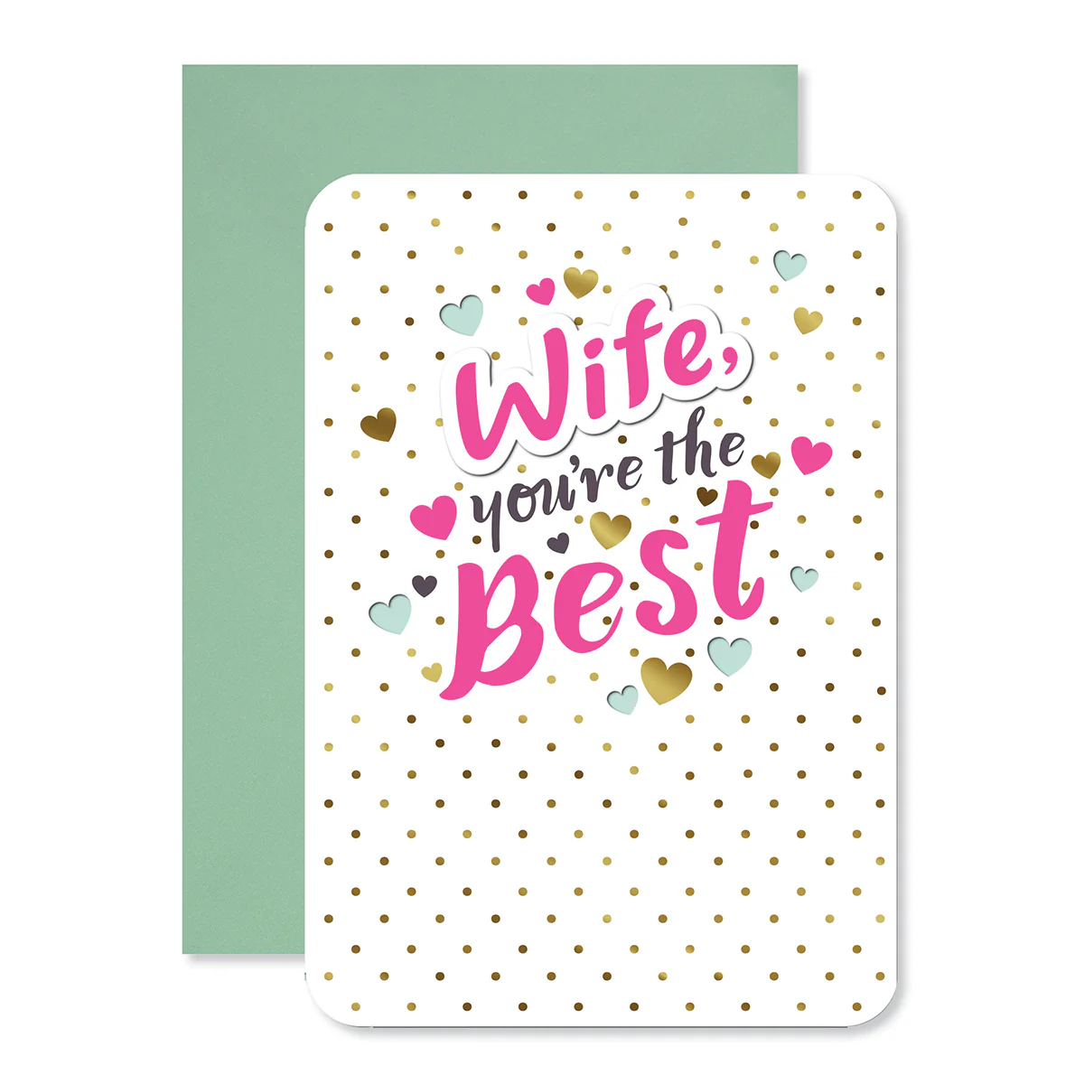 Hallmark Mother's Day Card - Wife, You're the Best - Image 3
