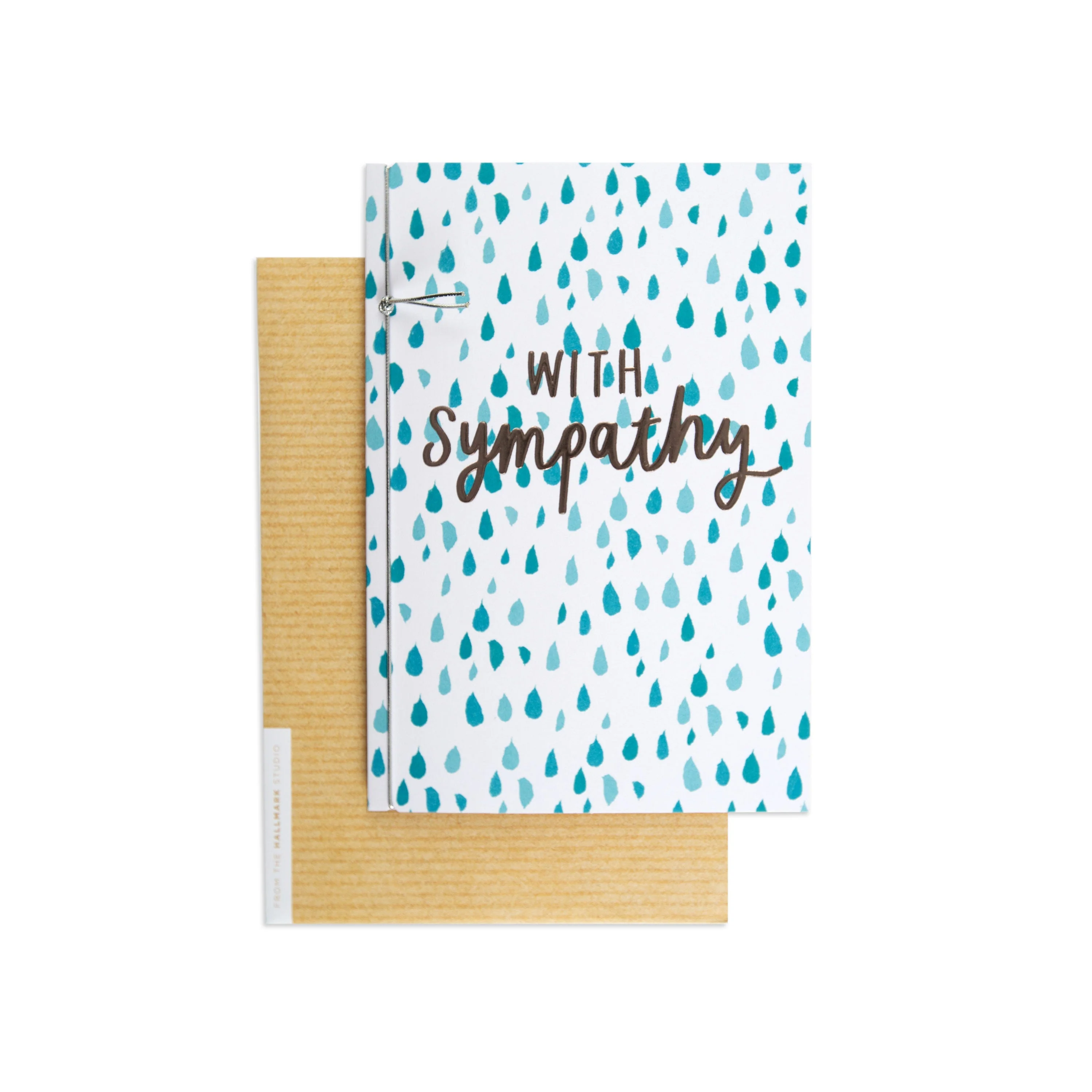 With Sympathy Vibrant Polka Dot Sympathy Card - Image 3