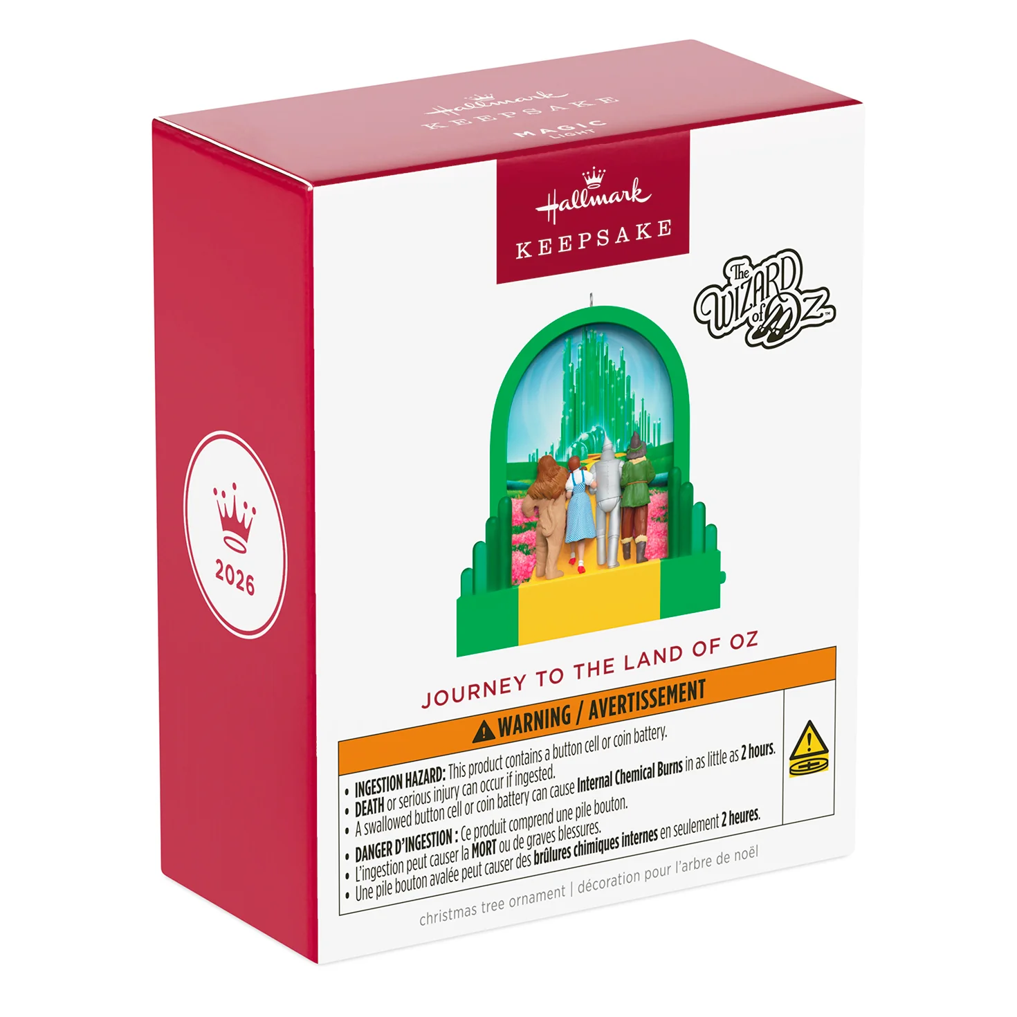 The Wizard of Oz™ Journey to the Land of Oz With Light — 2026 Hallmark Keepsake Christmas Ornament - Image 7