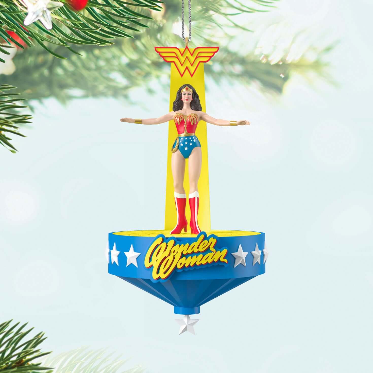 DC™ Wonder Woman™ Musical With Motion — 2025 Hallmark Keepsake Christmas Ornament - Image 2