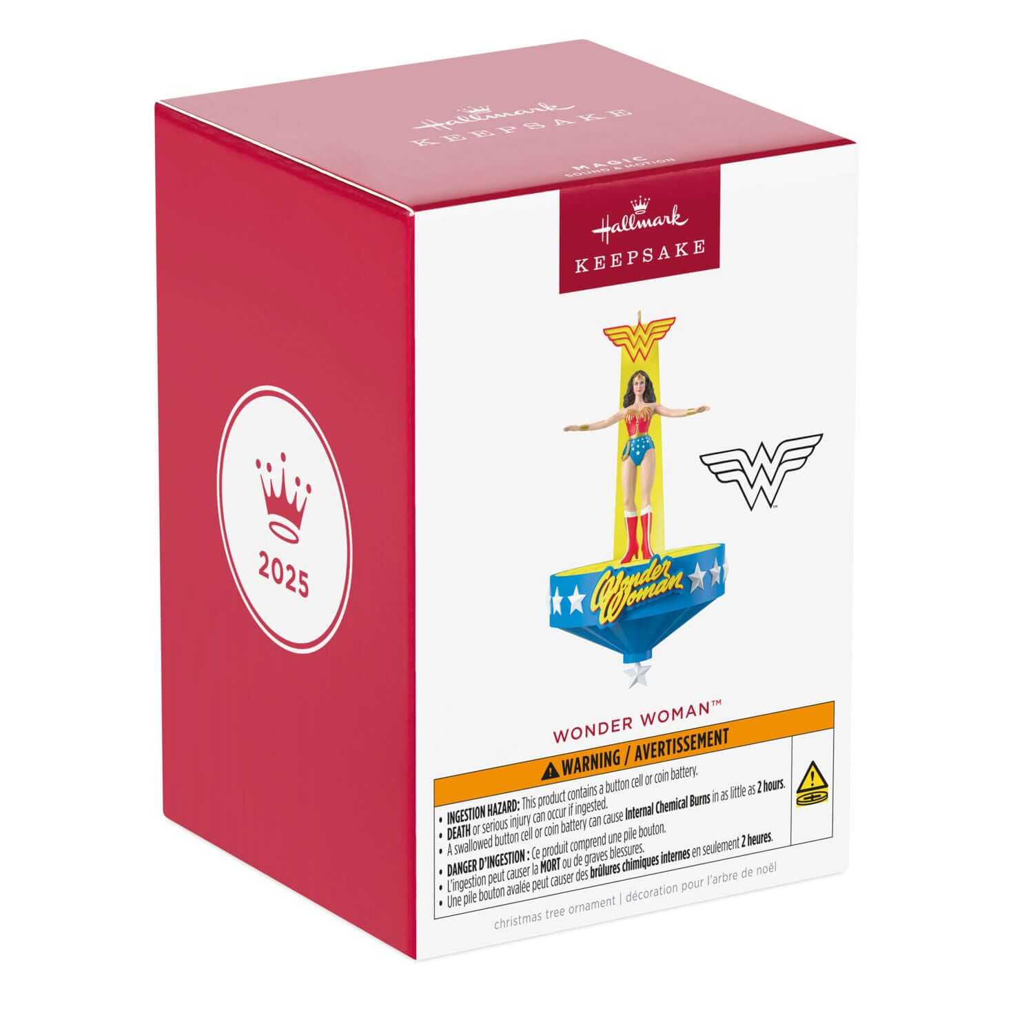DC™ Wonder Woman™ Musical With Motion — 2025 Hallmark Keepsake Christmas Ornament - Image 7