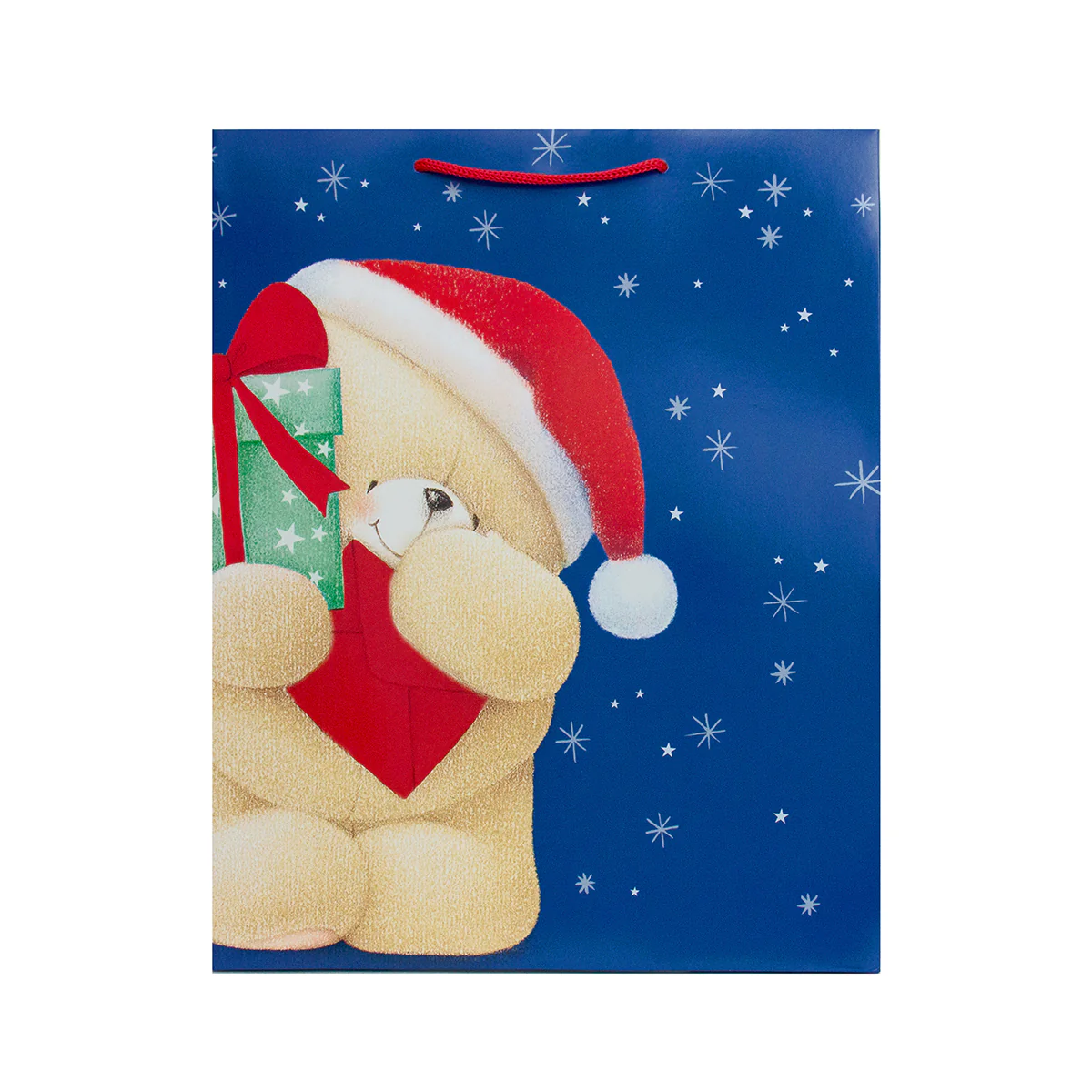 Hallmark Large Forever Friends Christmas Gift Bag - Christmas Bear - Image 3