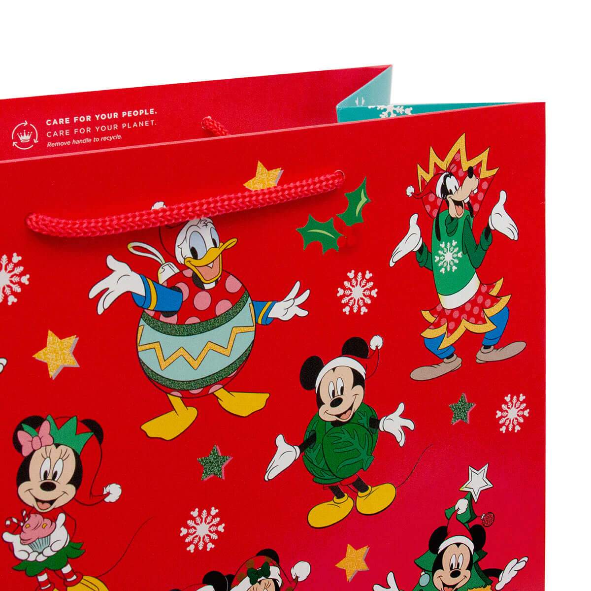 Hallmark Large Disney Christmas Gift Bag - Mickey Mouse & Friends - Image 3