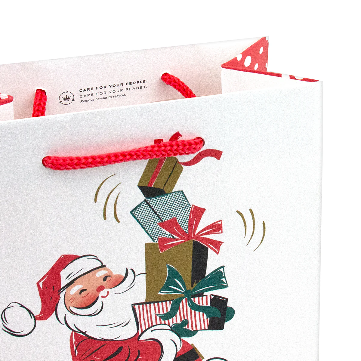Hallmark Small Gift Bag - Santa & Gifts - Image 3