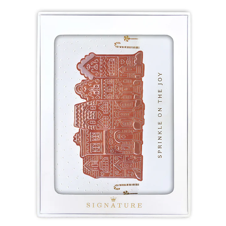 Hallmark Signature Boxed Christmas Cards 8 Pack - Gingerbread Houses