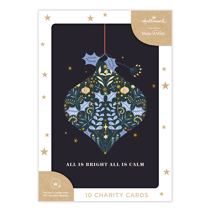 Hallmark Boxed Christmas Cards 10 Pack - Seasons Greetings