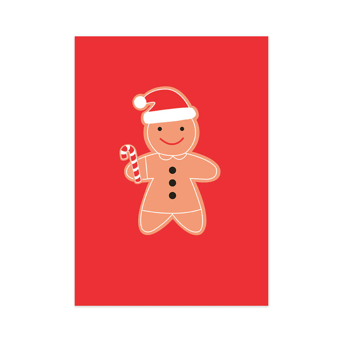 Hallmark Boxed Christmas Cards 8 Pack - Festive Gingerbread - Image 2