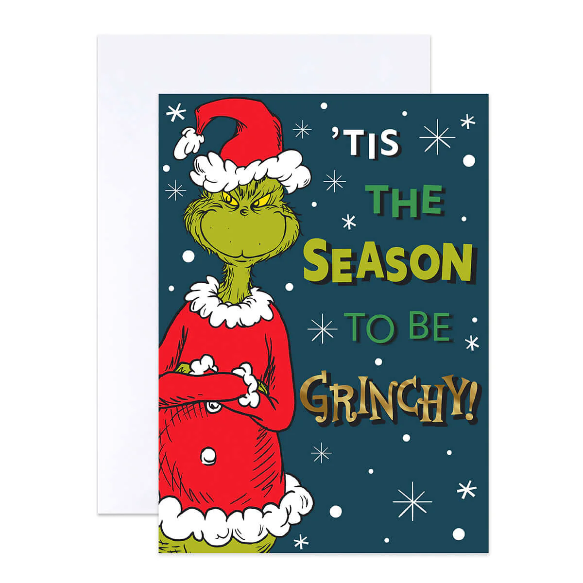Hallmark Boxed Christmas Cards 10 Pack - The Grinch - Image 4