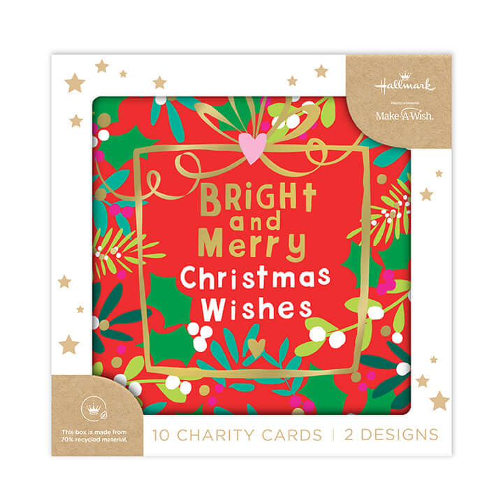 Hallmark Boxed Christmas Cards 10 Pack - Lovely Time - Image 2