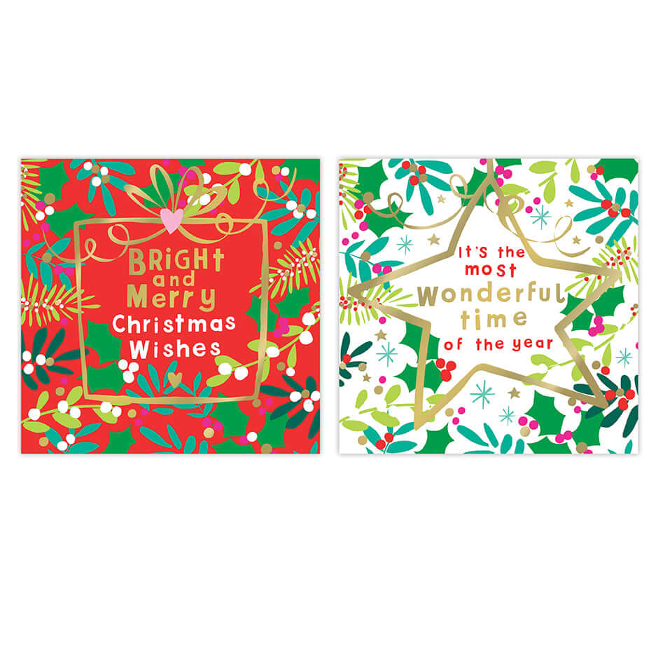 Hallmark Boxed Christmas Cards 10 Pack - Lovely Time - Image 3