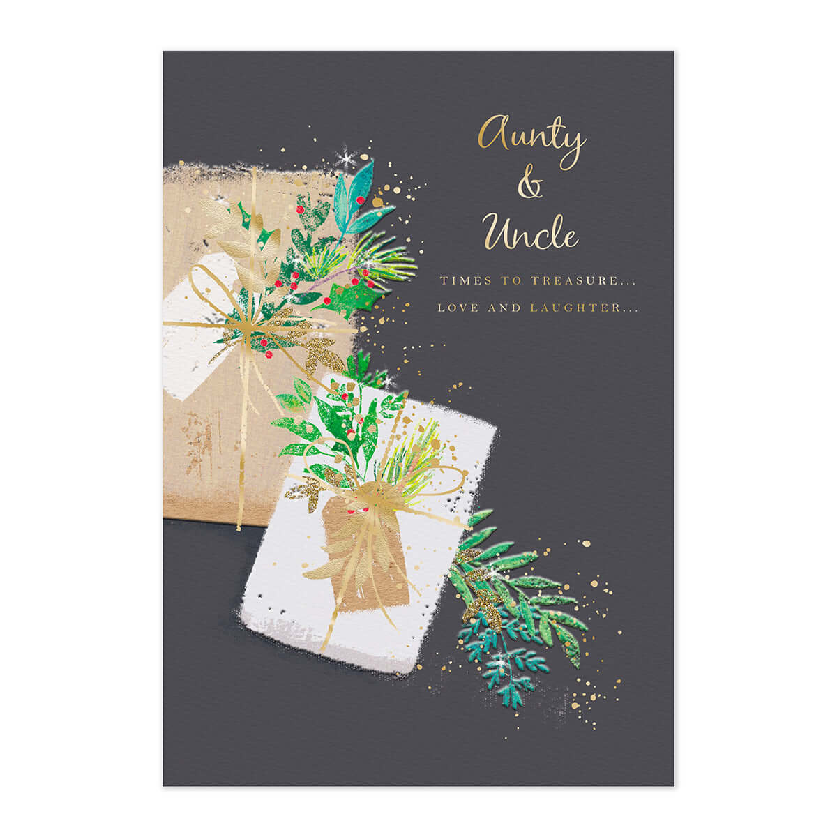 Hallmark Christmas Card - Aunty & Uncle