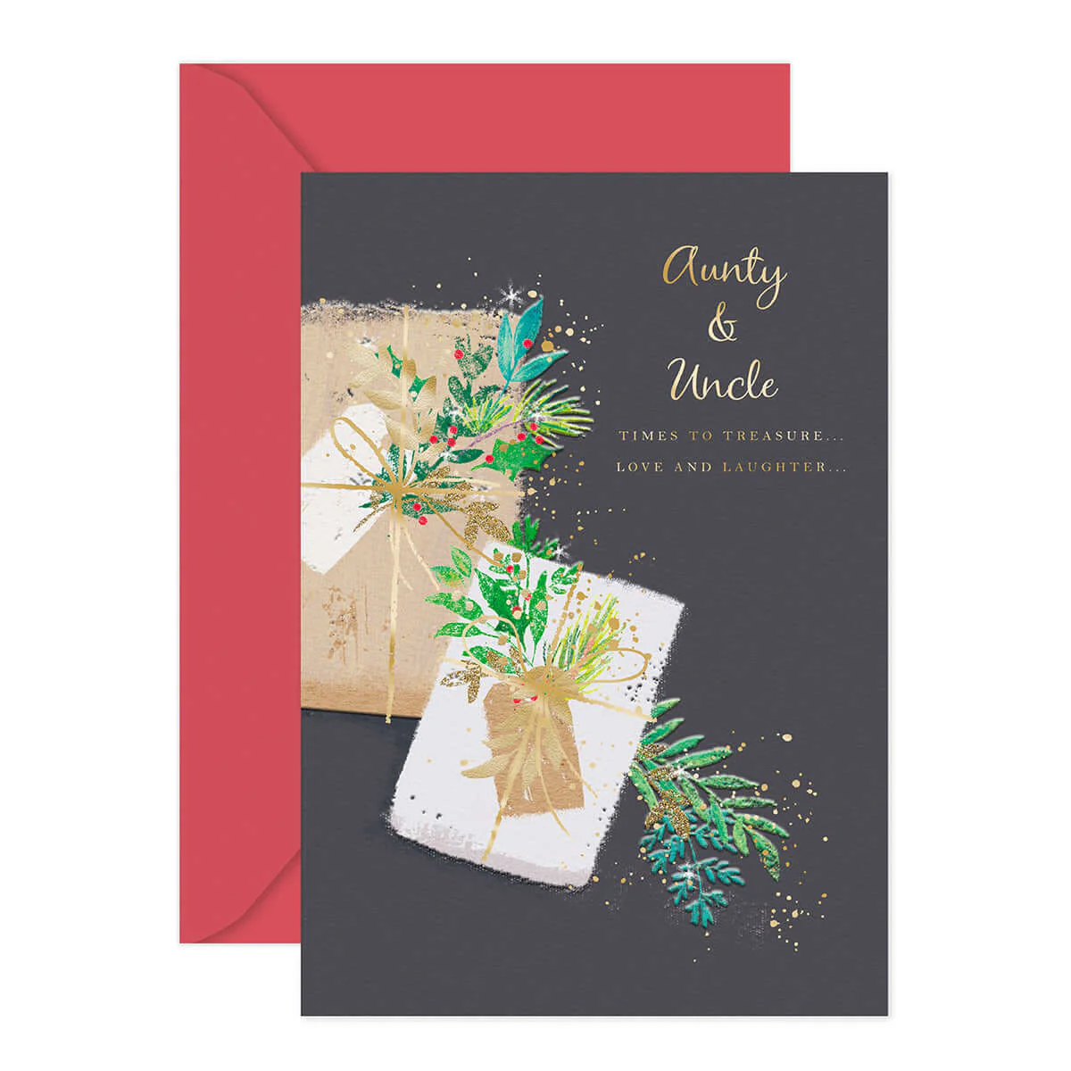 Hallmark Christmas Card - Aunty & Uncle - Image 3