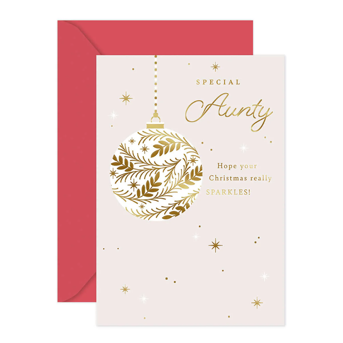 Hallmark Christmas Card - Special Aunty - Image 3
