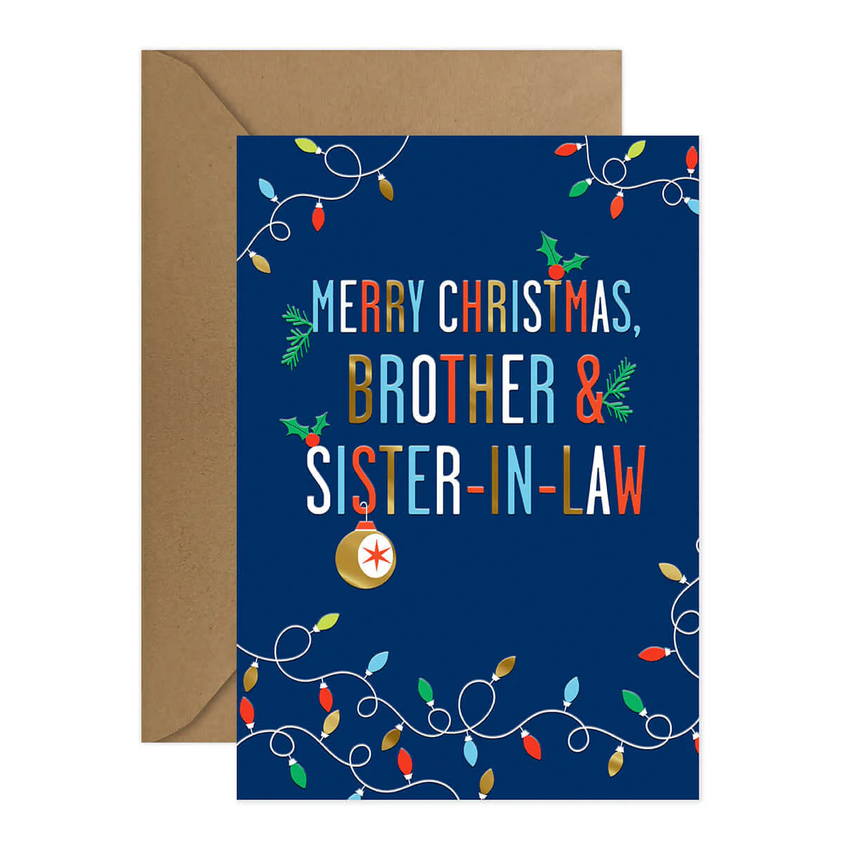 Hallmark Christmas Card - Brother & Sister-in-Law - Image 3