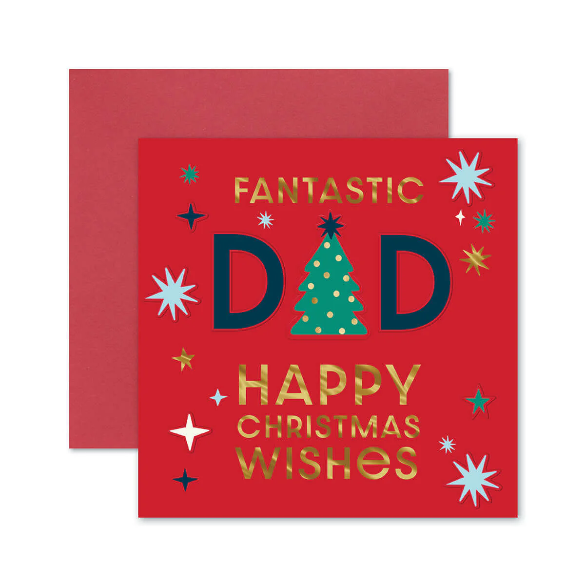 Hallmark Christmas Card For Dad - Happy Wishes - Image 3